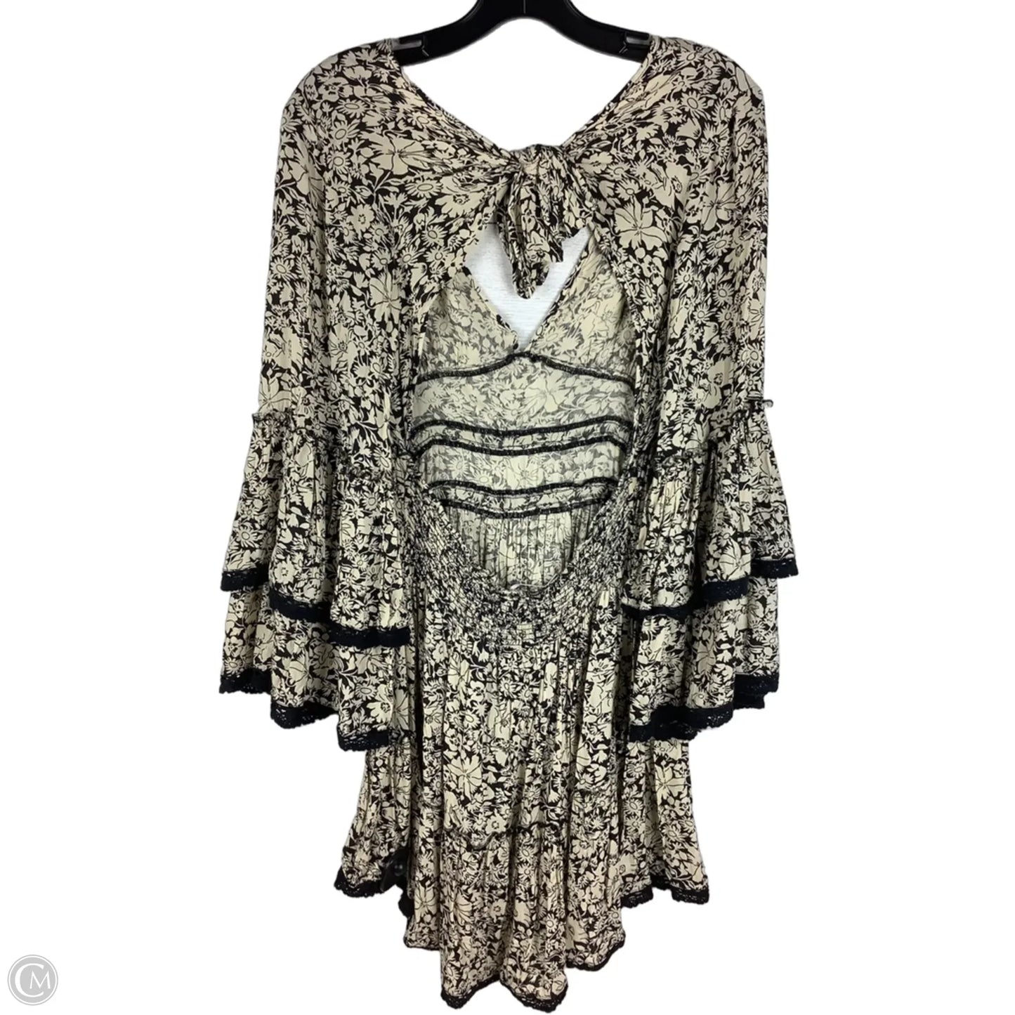 Dress Casual Short By Free People In Black & Cream, Size: S