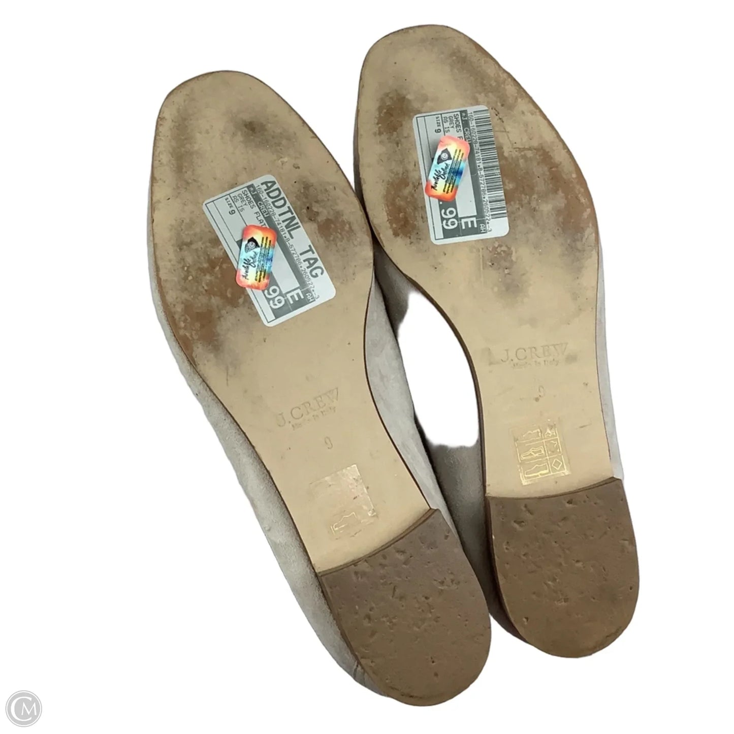 Shoes Flats By J. Crew In Grey, Size: 9