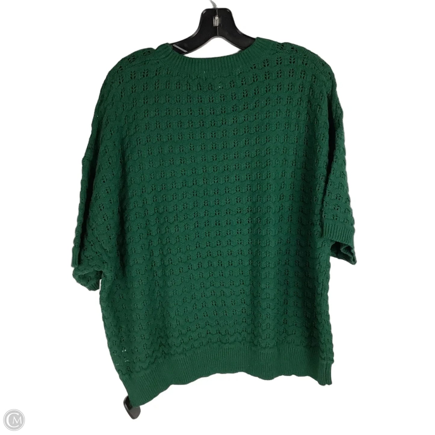 Sweater Short Sleeve By Vine & Love In Green, Size: S
