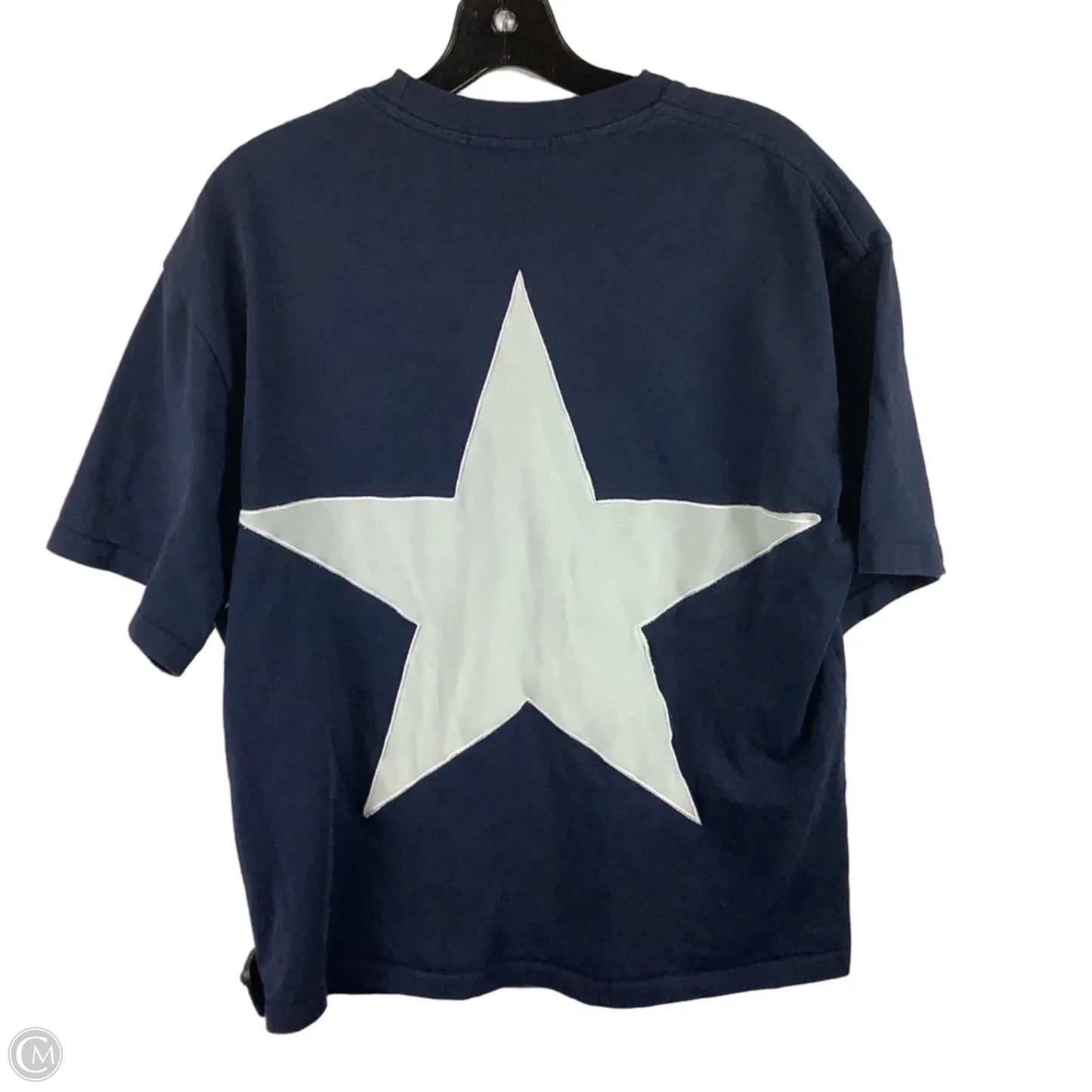 Top Short Sleeve By Cmc In Navy, Size: S