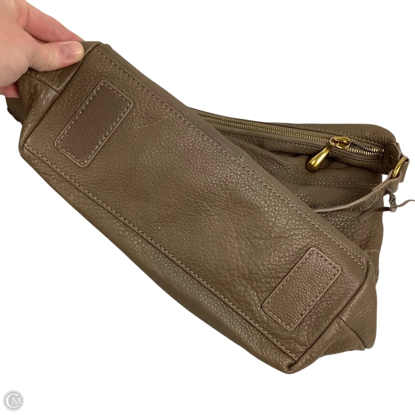 Handbag Leather By Hobo Intl, Size: Large