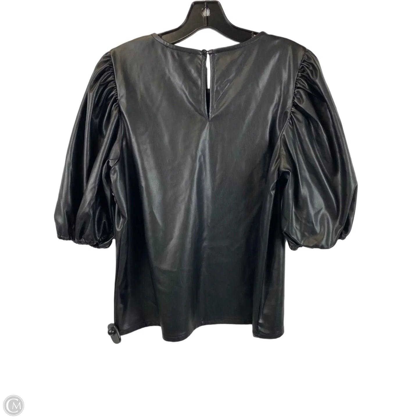 Top Short Sleeve By Mudpie In Black, Size: M