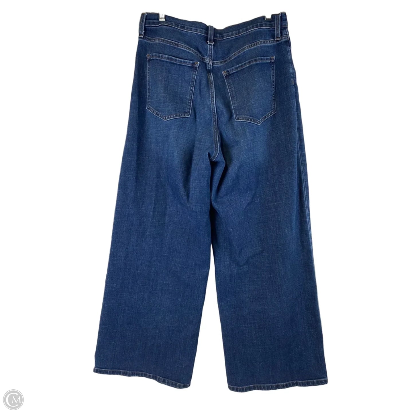 Jeans Wide Leg By Banana Republic In Blue Denim, Size: 10