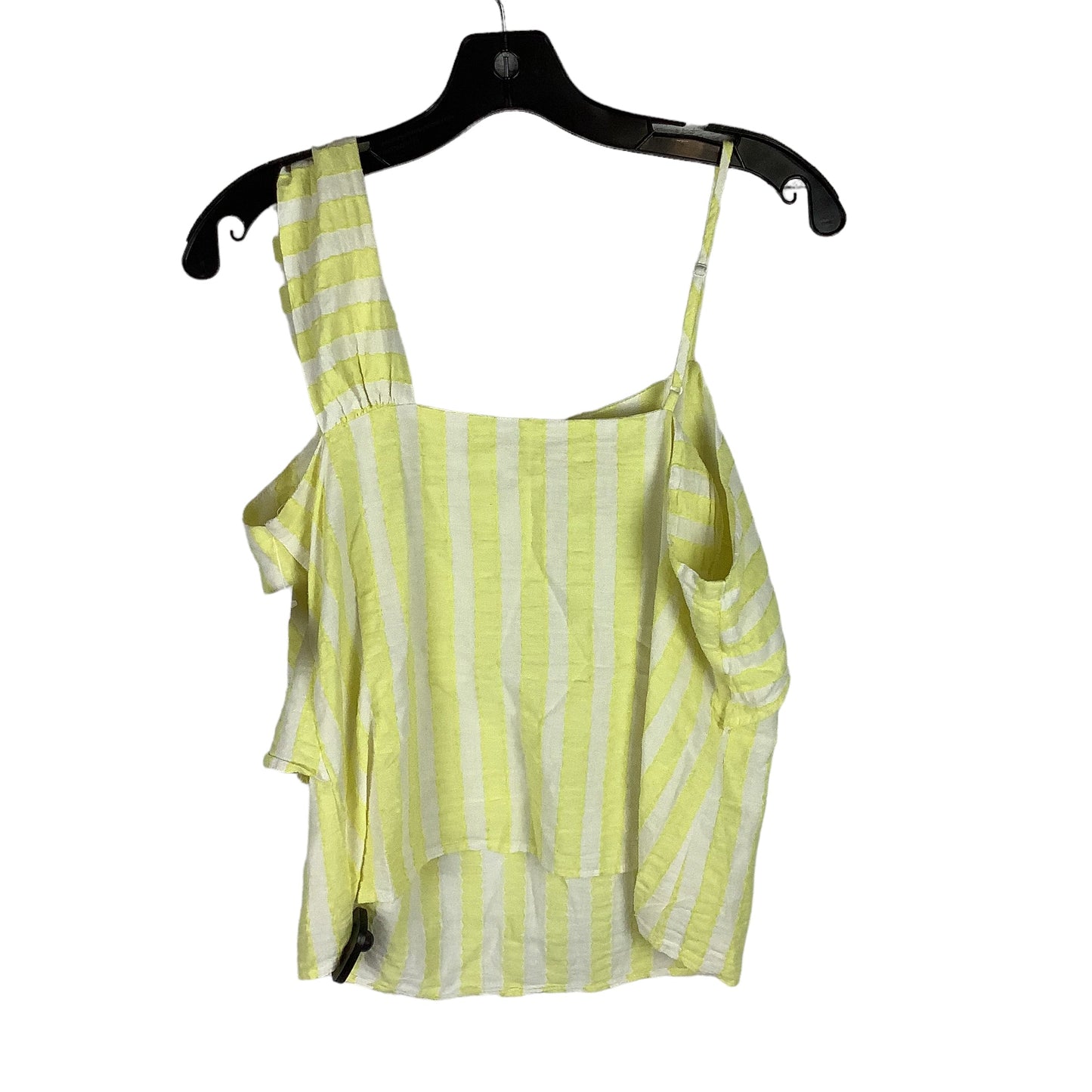 Top Sleeveless By Line & Dot Size: S