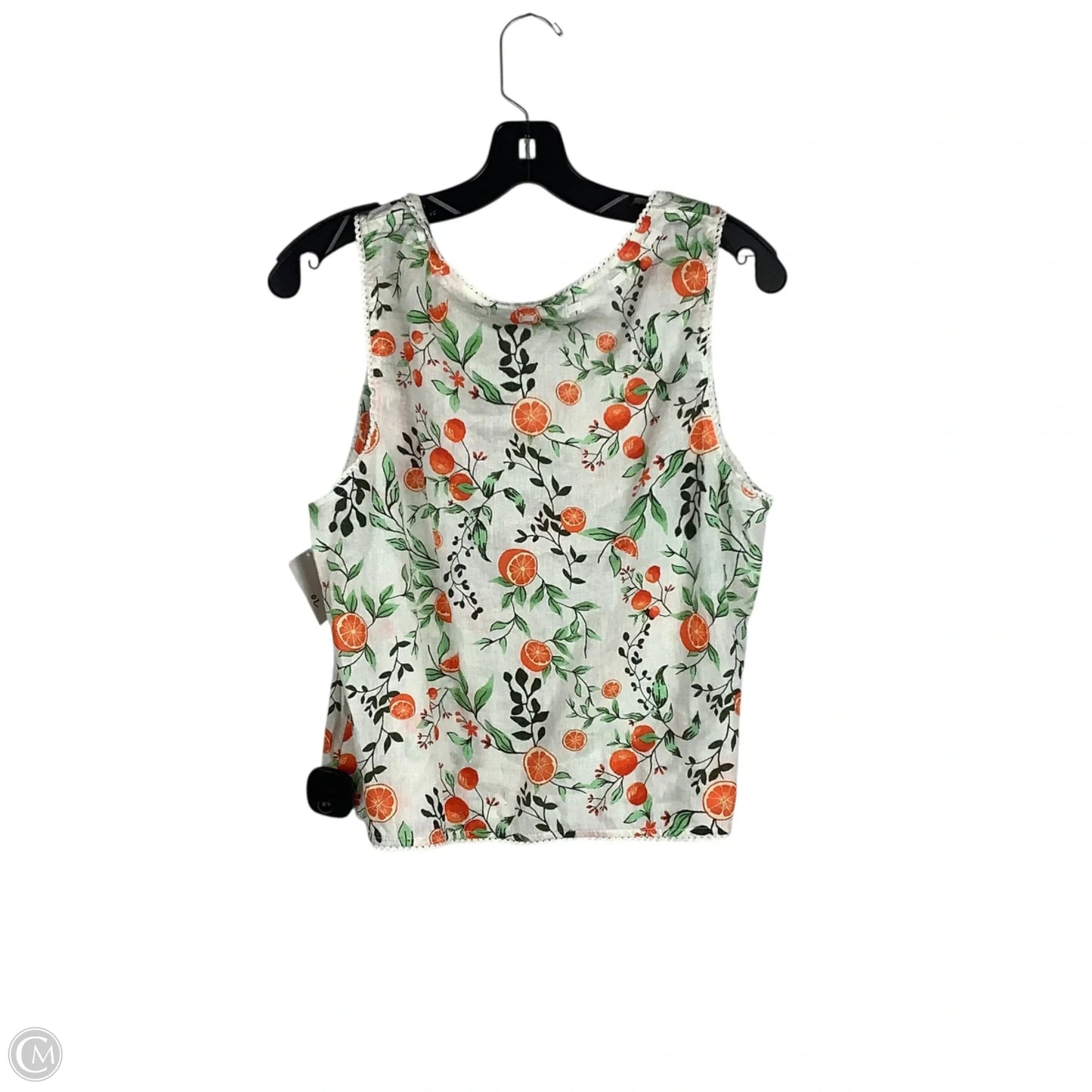 Top Sleeveless By Joie In Orange, Size: L