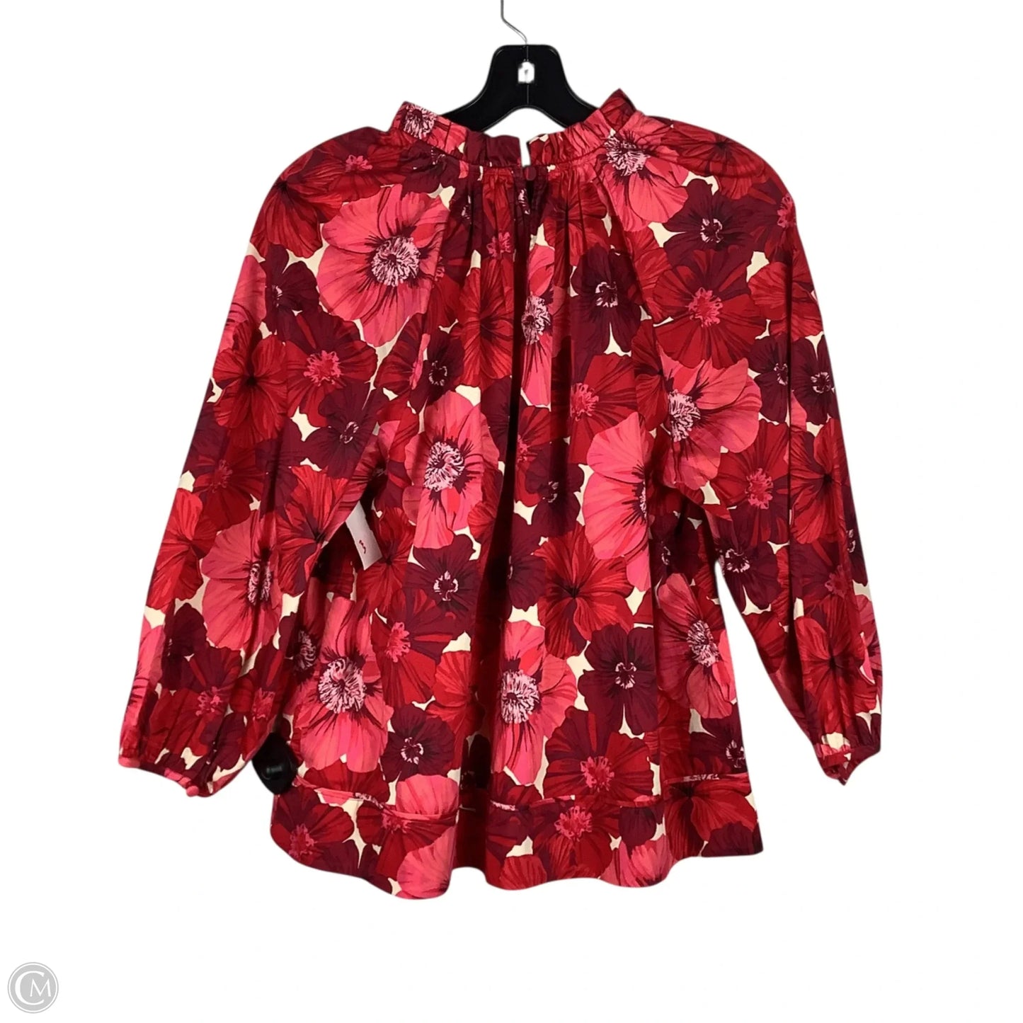 Top Long Sleeve By Crown And Ivy In Red, Size: S