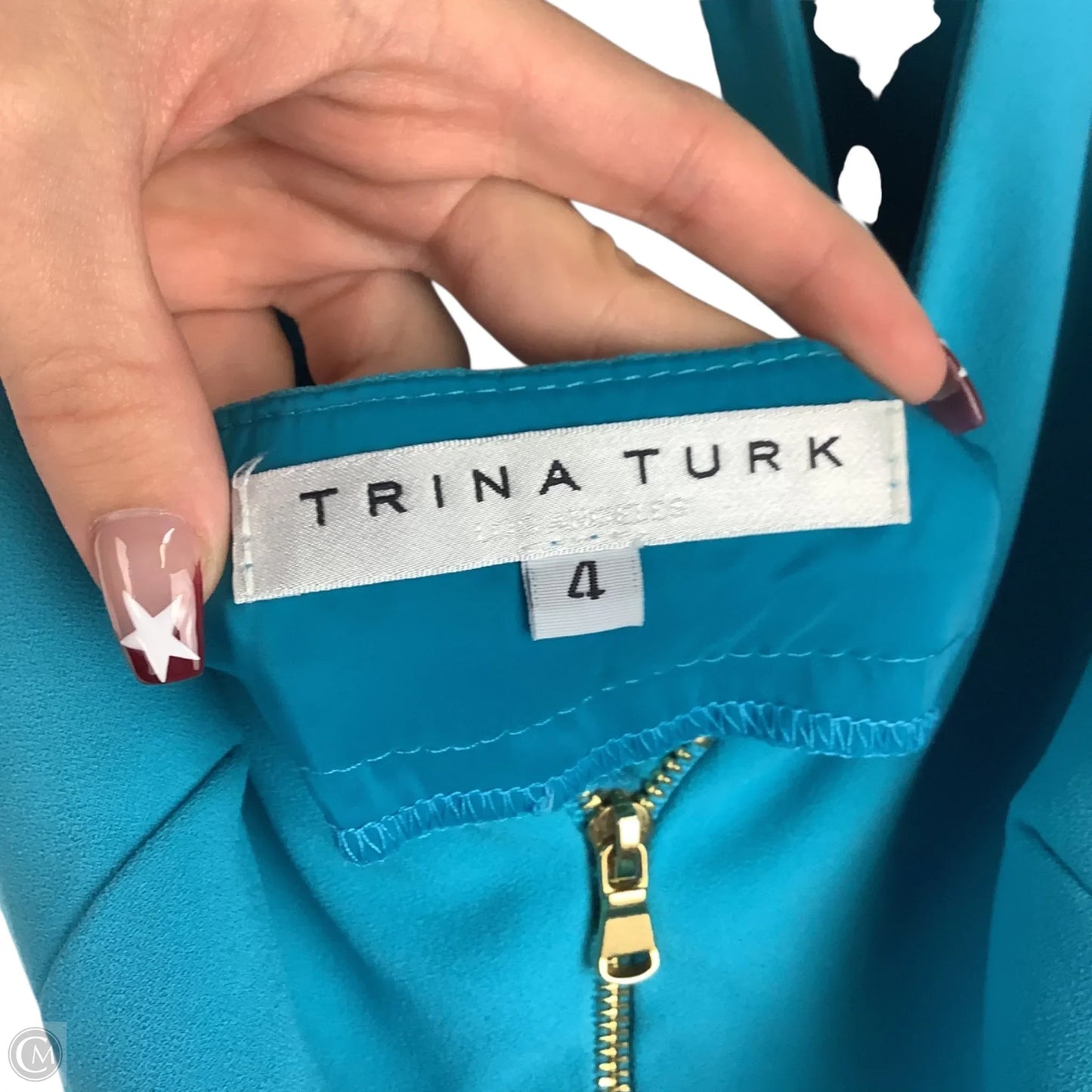 Jumpsuit By Trina Turk In Blue, Size: 4