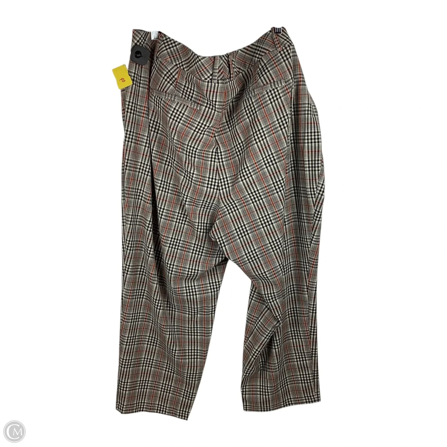 Pants Dress By Ava & Viv In Plaid Pattern, Size: 24