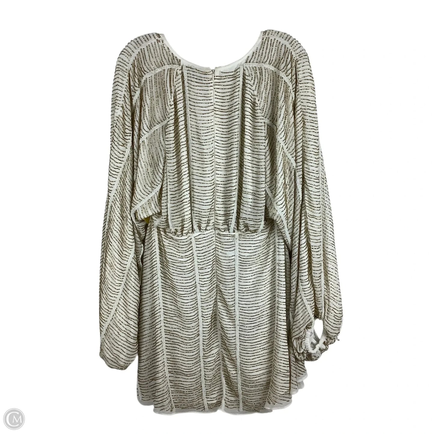 Dress Party Short By Asos In Gold, Size: 10 (HEAVY)