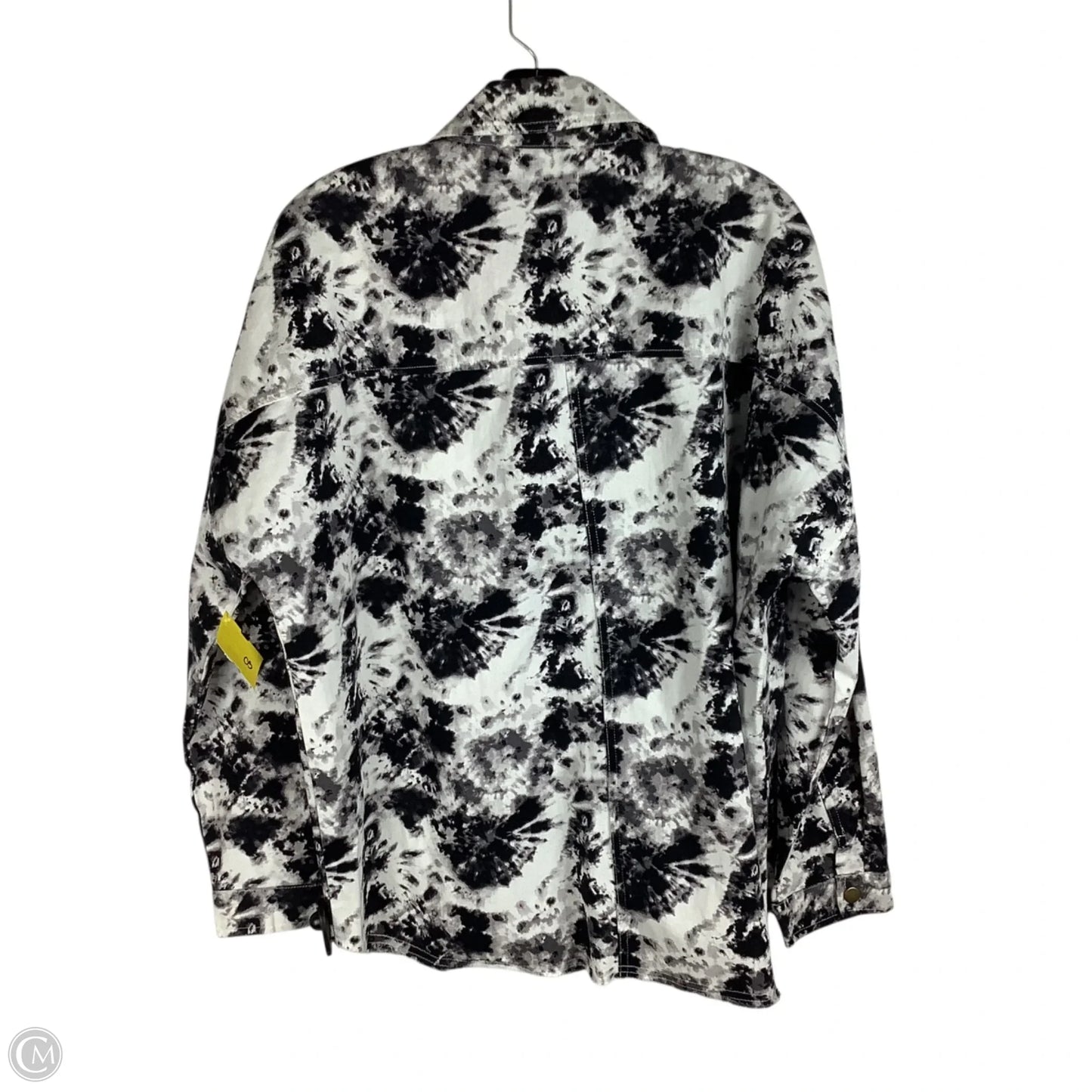 Jacket Utility By Mudpie In Tie Dye Print, Size: M