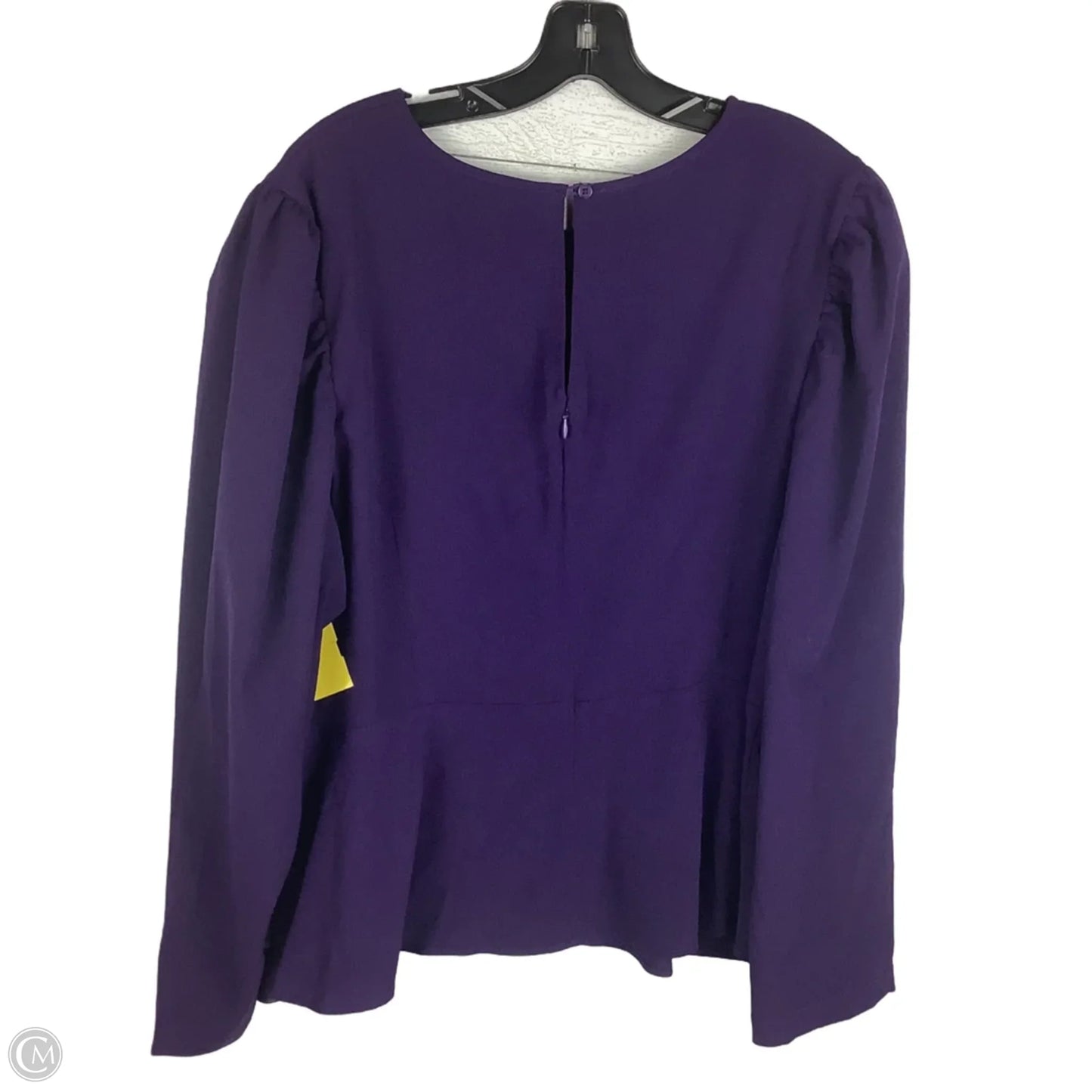 Top Long Sleeve By Express In Purple, Size: Xl