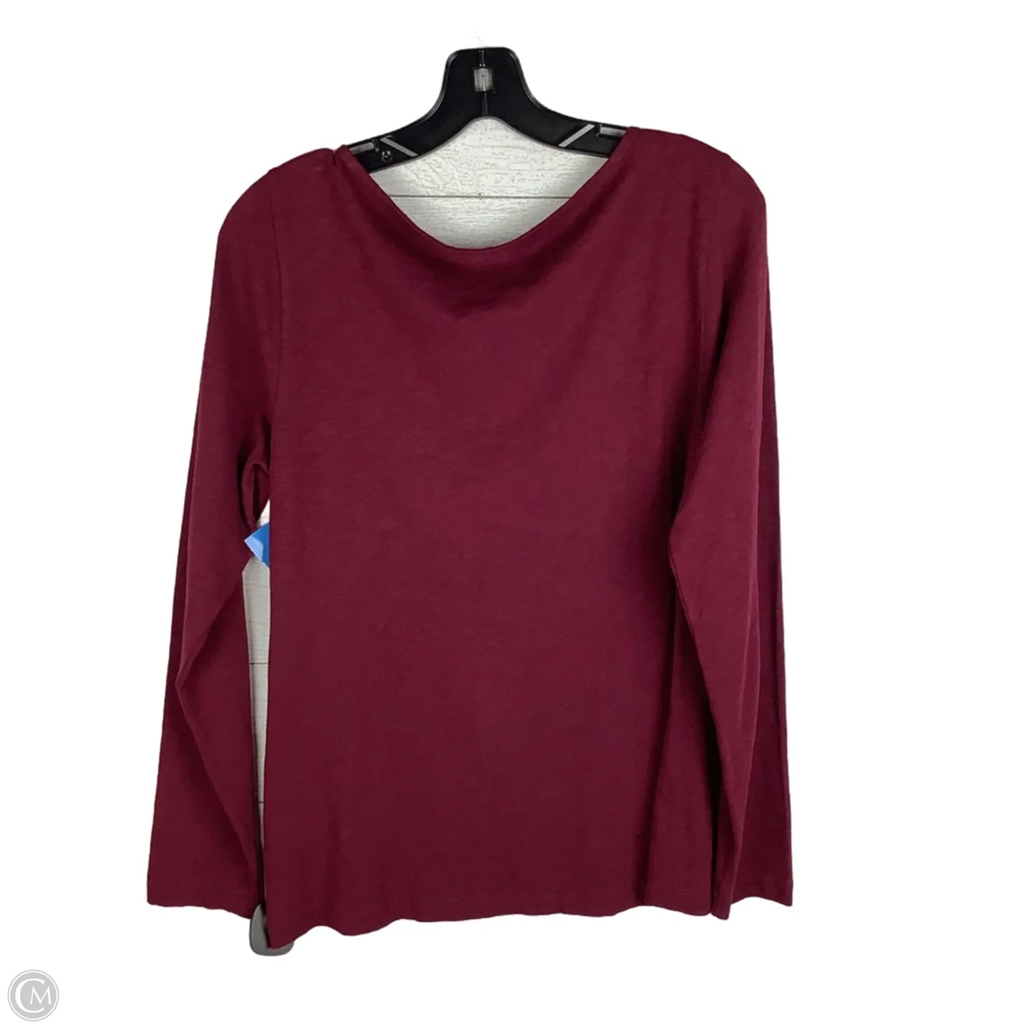 Top Long Sleeve By J. Crew In Maroon, Size: L