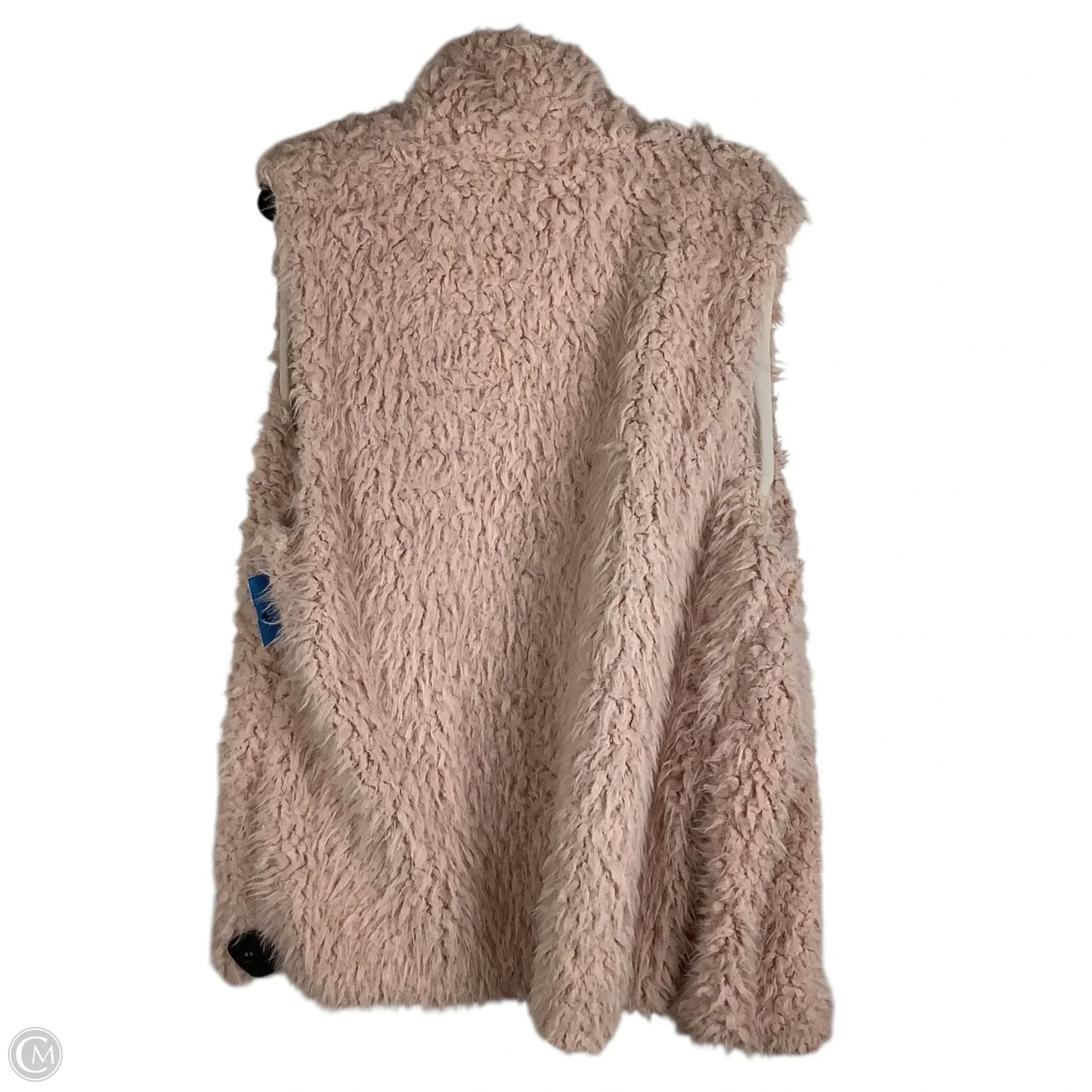 Vest Faux Fur & Sherpa By Clothes Mentor In Pink, Size: Xl