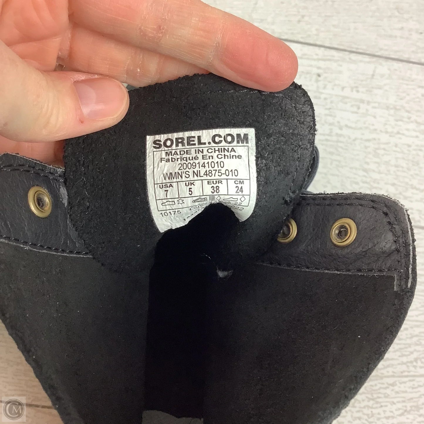 Boots Ankle Heels By Sorel In Black, Size: 7