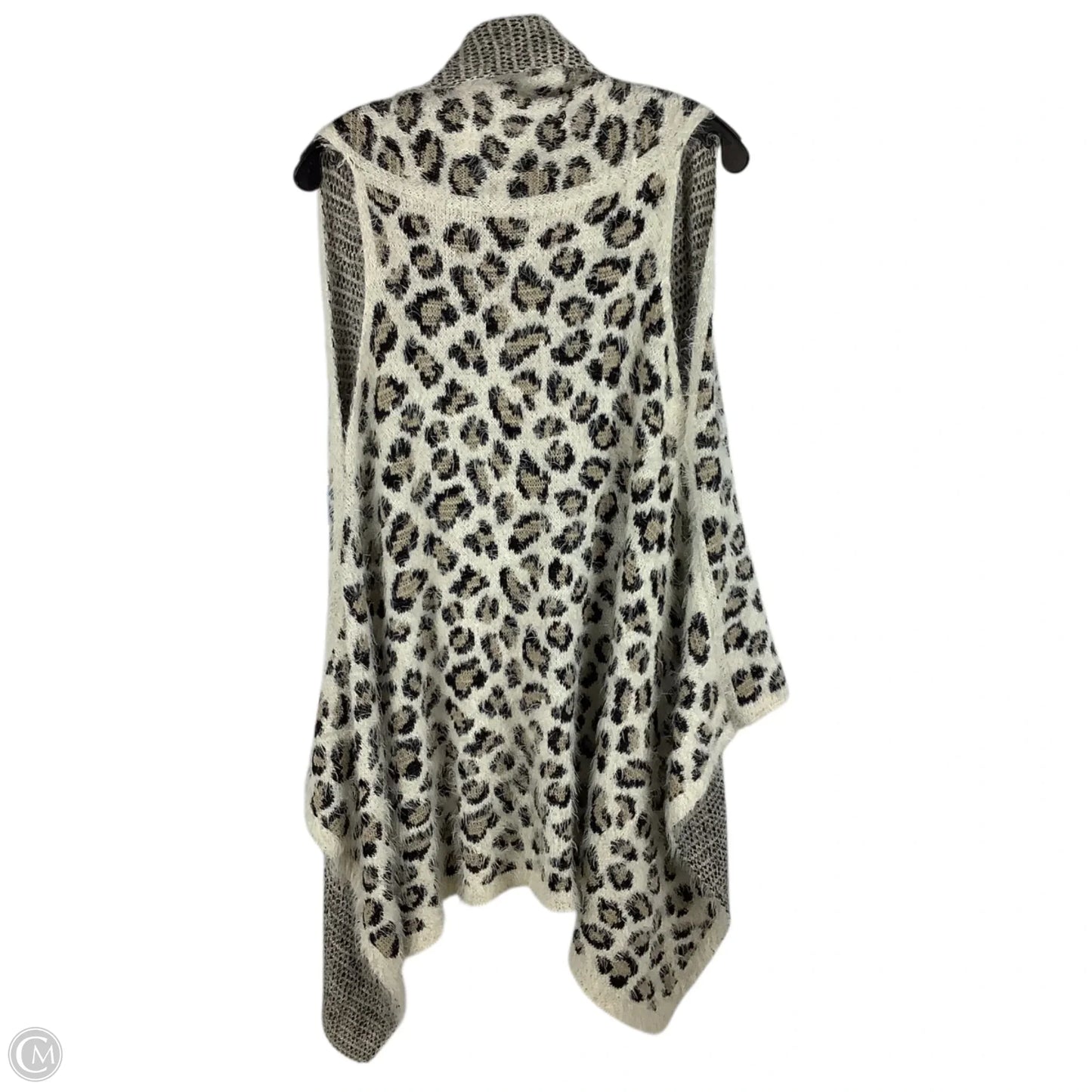 Vest Fleece By Clothes Mentor In Animal Print, Size: Osfm