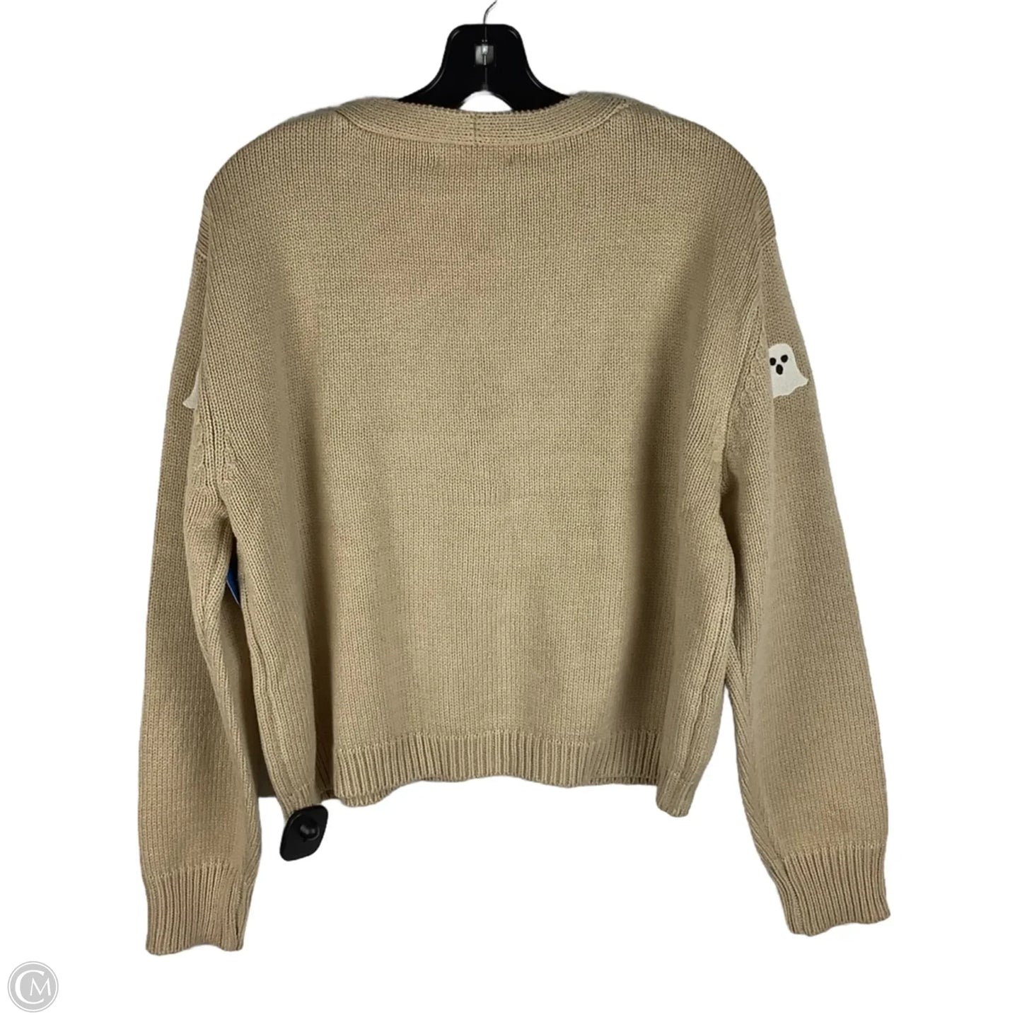 Sweater Cardigan By Francesca's In Brown, Size: L