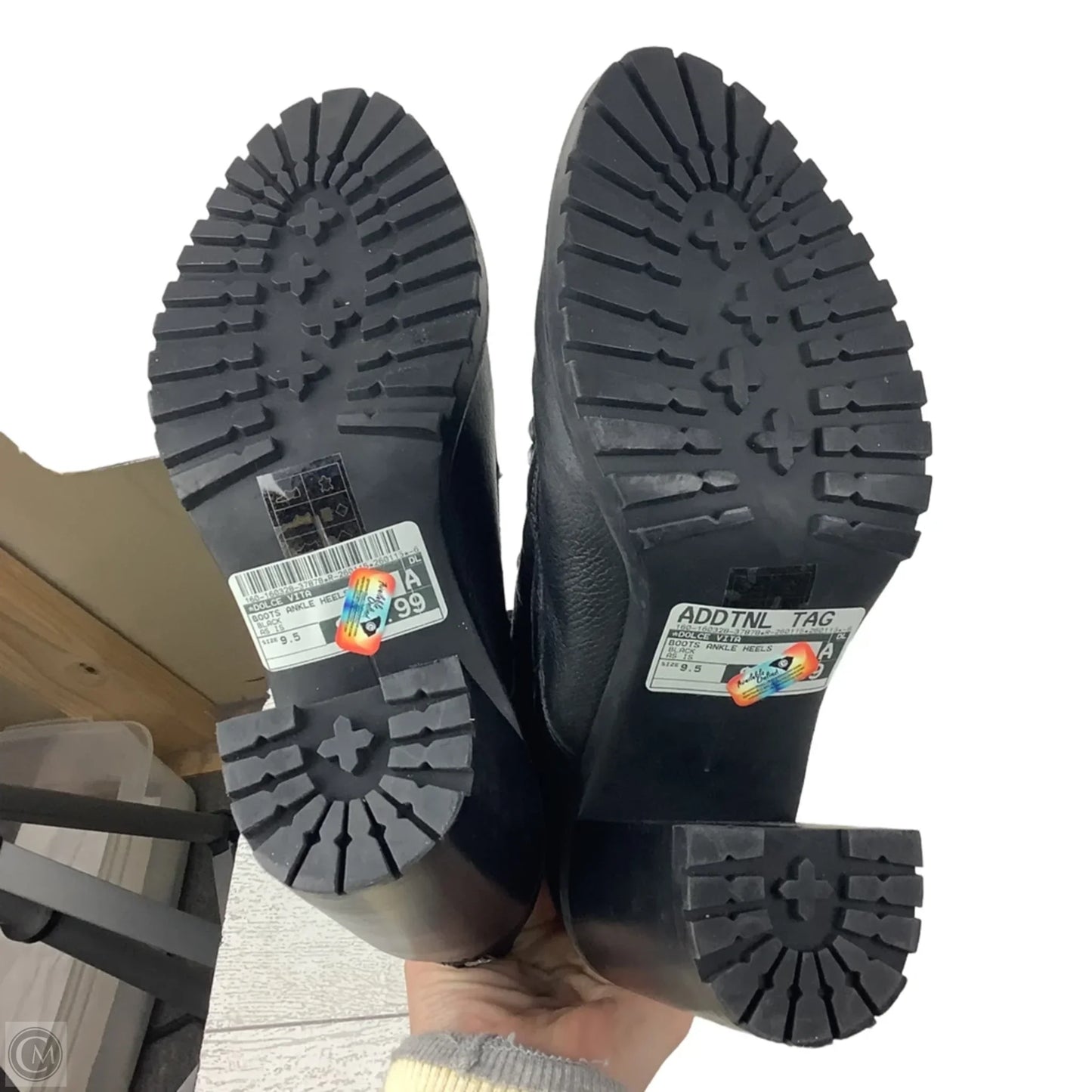 Boots Ankle Heels By Dolce Vita In Black, Size: 9.5