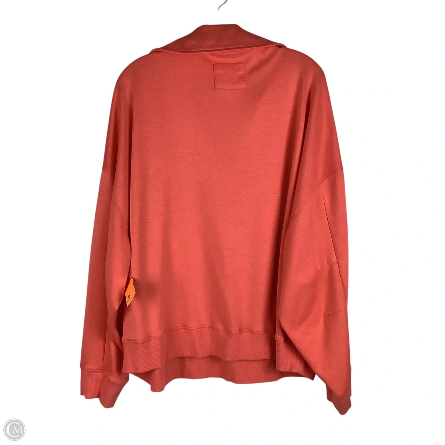 Sweatshirt Collar By Umgee In Coral, Size: 1x
