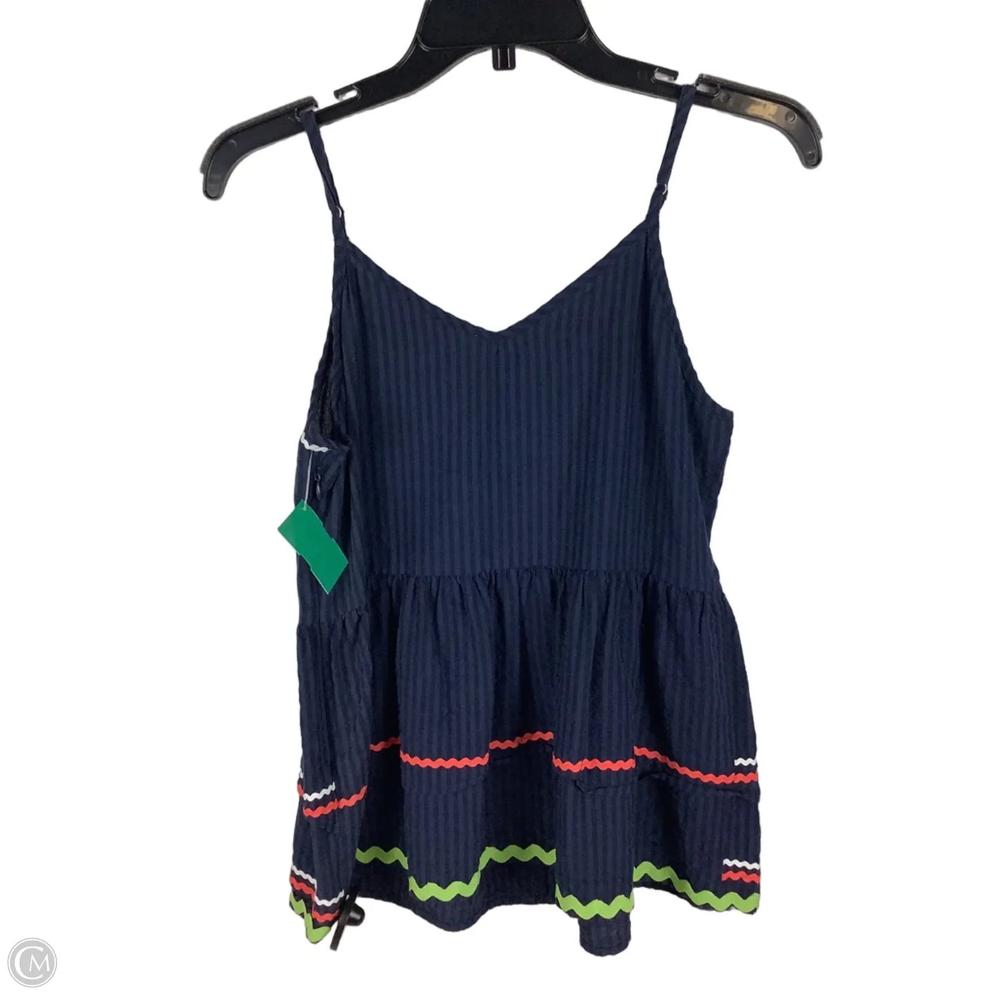 Top Sleeveless By Entro In Blue, Size: S