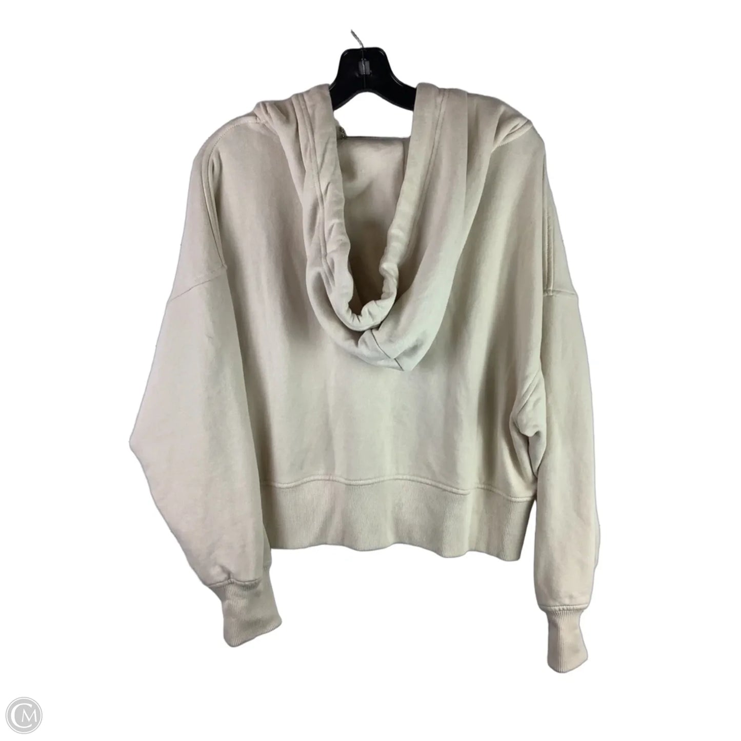Sweatshirt Hoodie By Aerie In Cream, Size: M