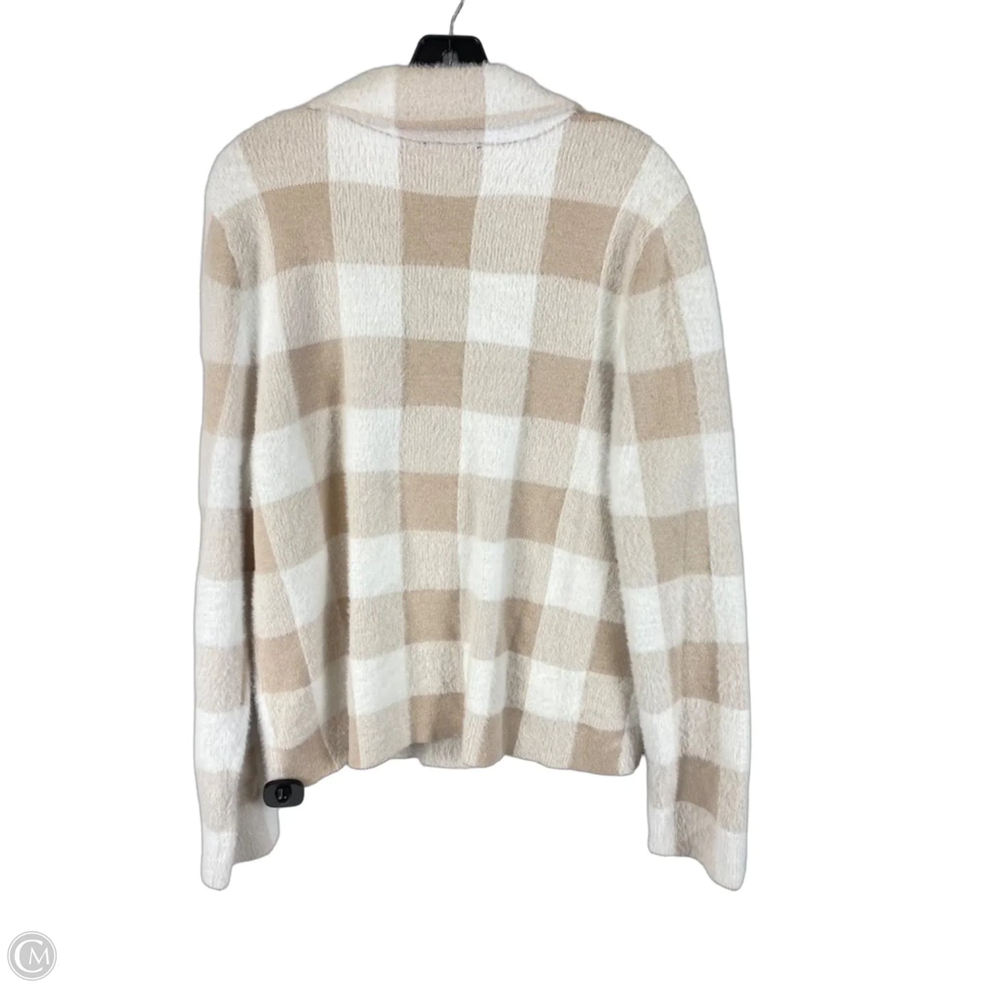 Sweater Cardigan By Calligraphie In Cream, Size: Xl