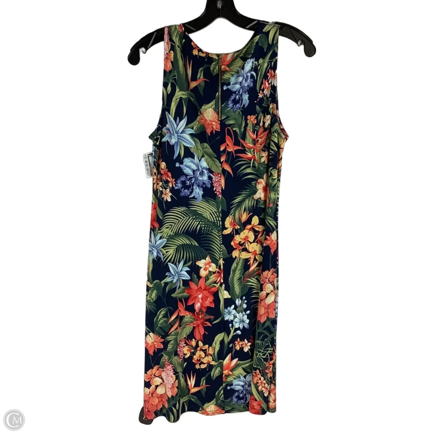 Dress Casual Midi By Tommy Bahama In Tropical Print, Size: M
