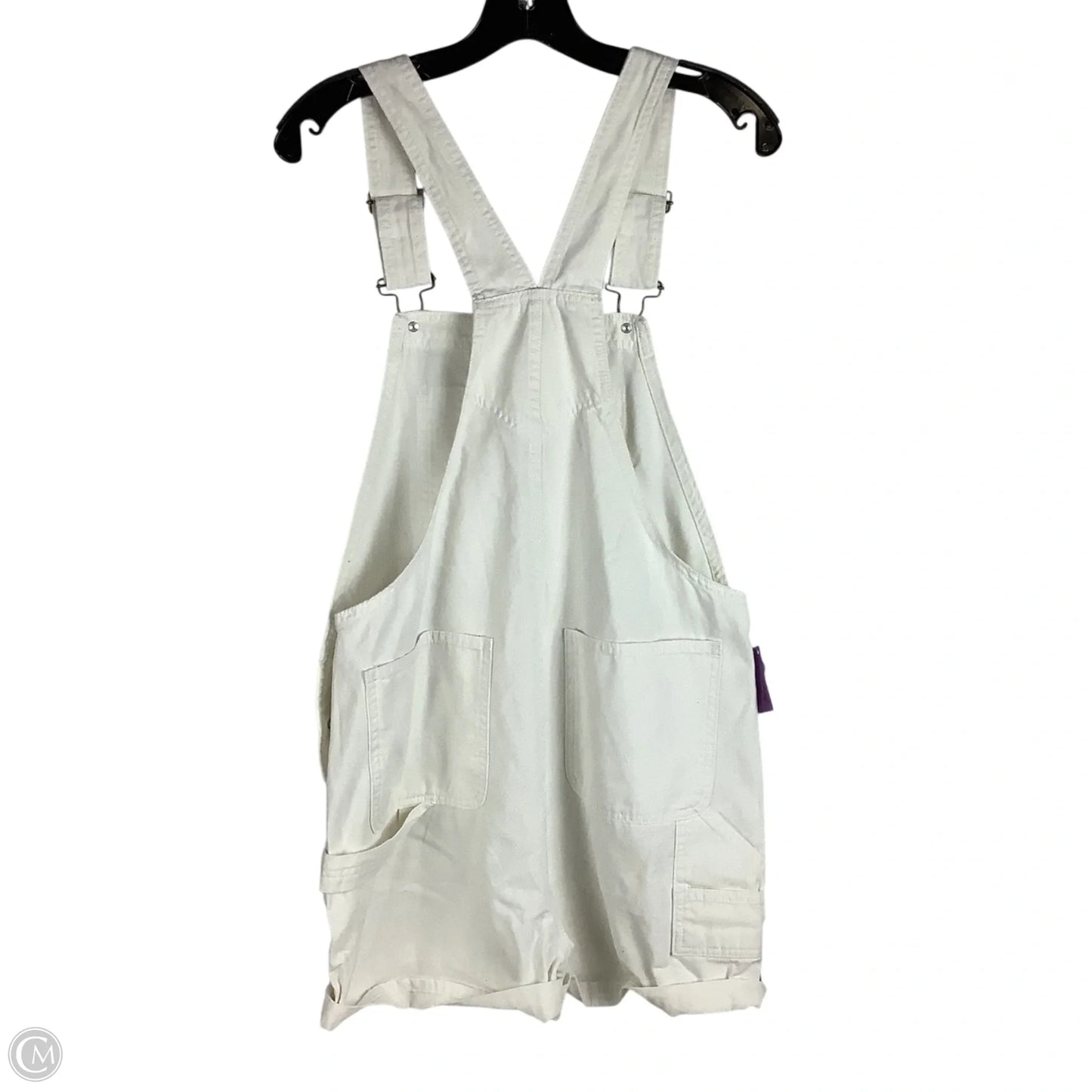 Shortalls By Vans In White Denim, Size: M