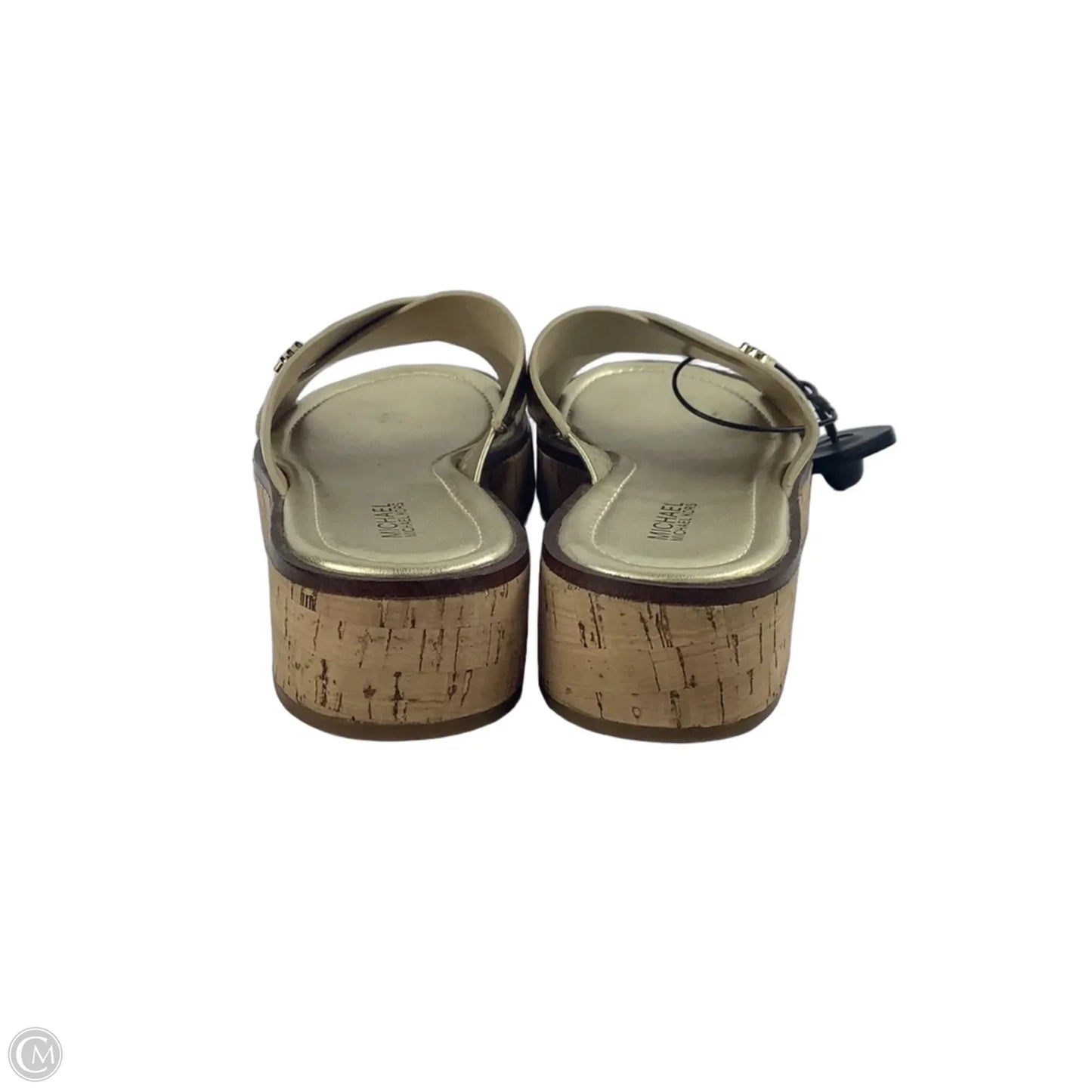 Sandals Flats By Michael By Michael Kors In Gold, Size: 7