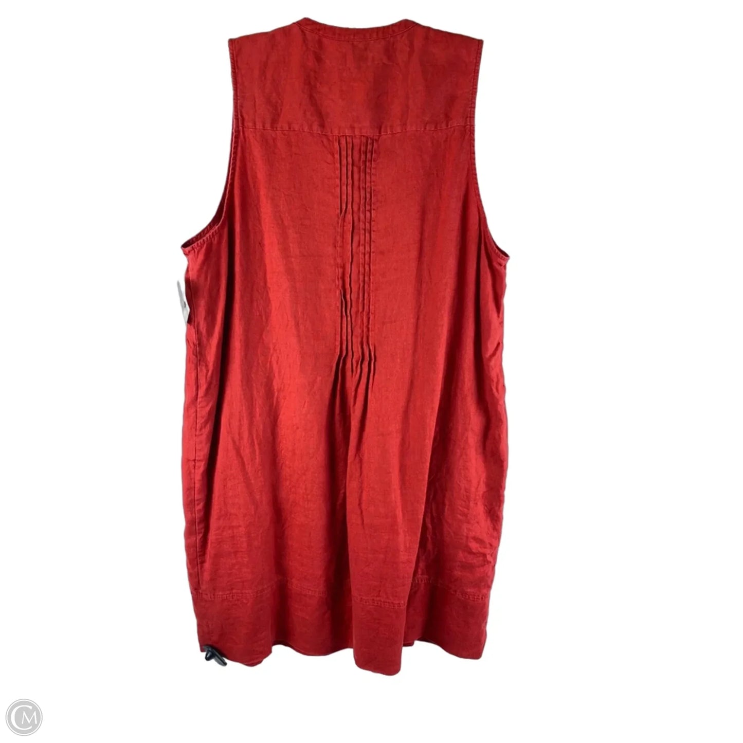 Dress Casual Short By Quince In Red, Size: Xl 100% Linen