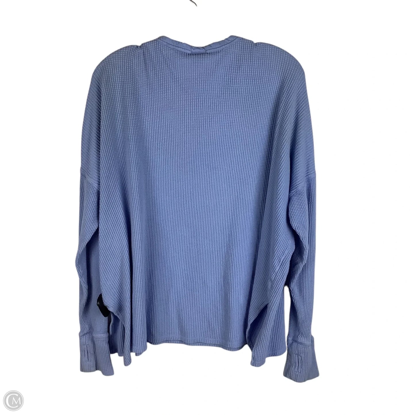 Top Long Sleeve By Aerie In Blue, Size: L