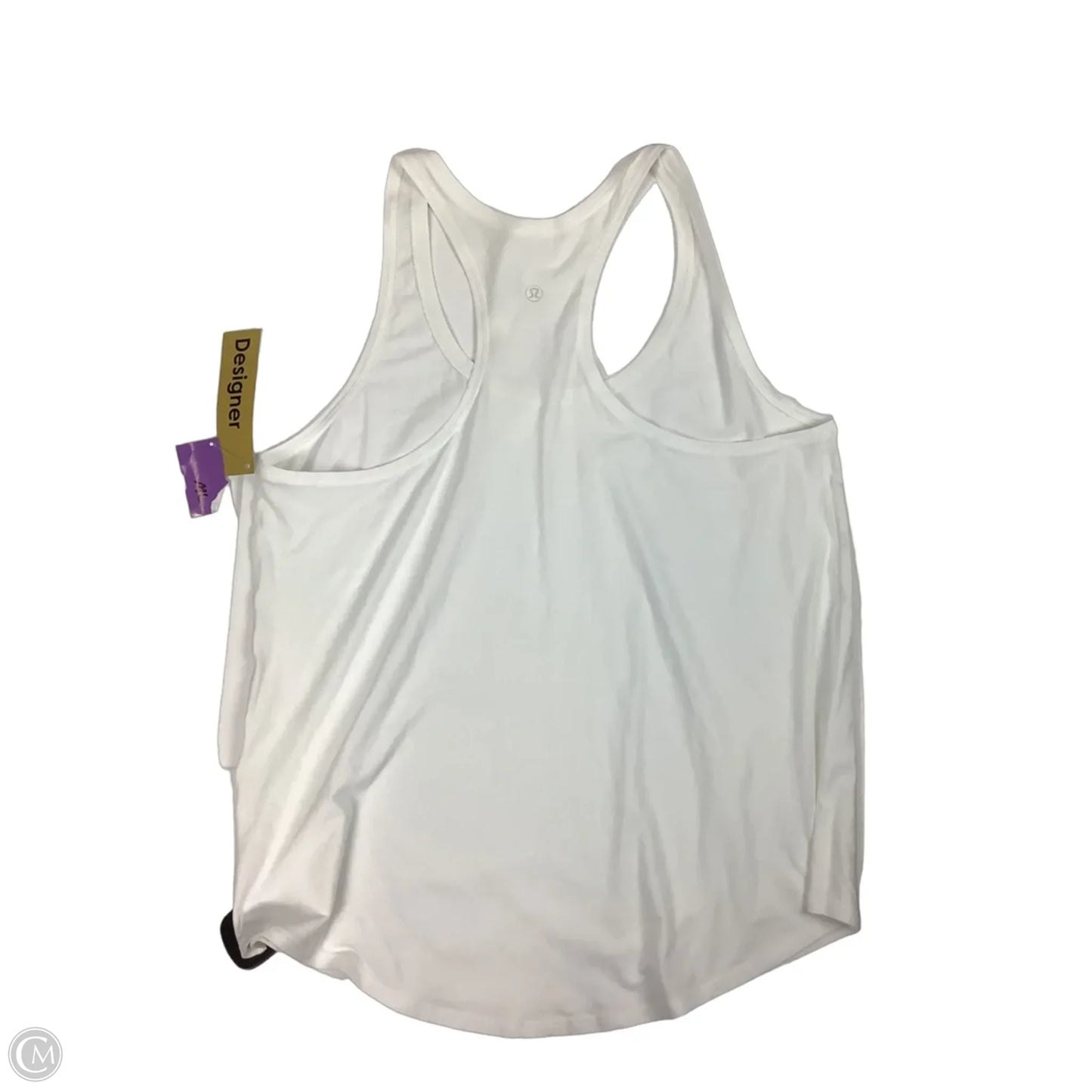 Athletic Tank Top By Lululemon In White, Size: 12