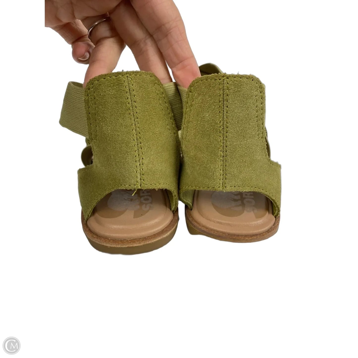 Sandals Flats By Sorel In Green, Size: 9