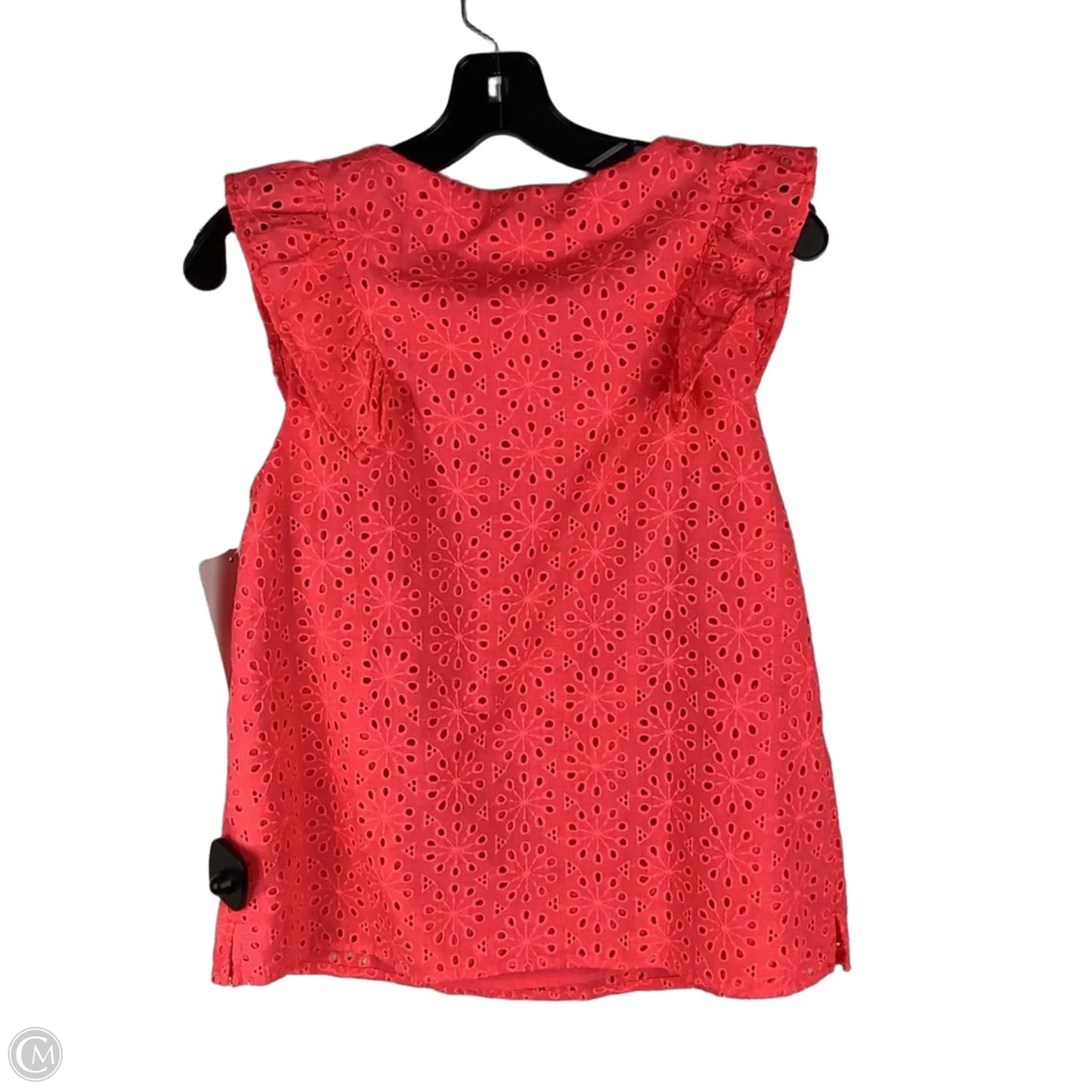 Top Sleeveless Designer By Lilly Pulitzer In Orange, Size: S
