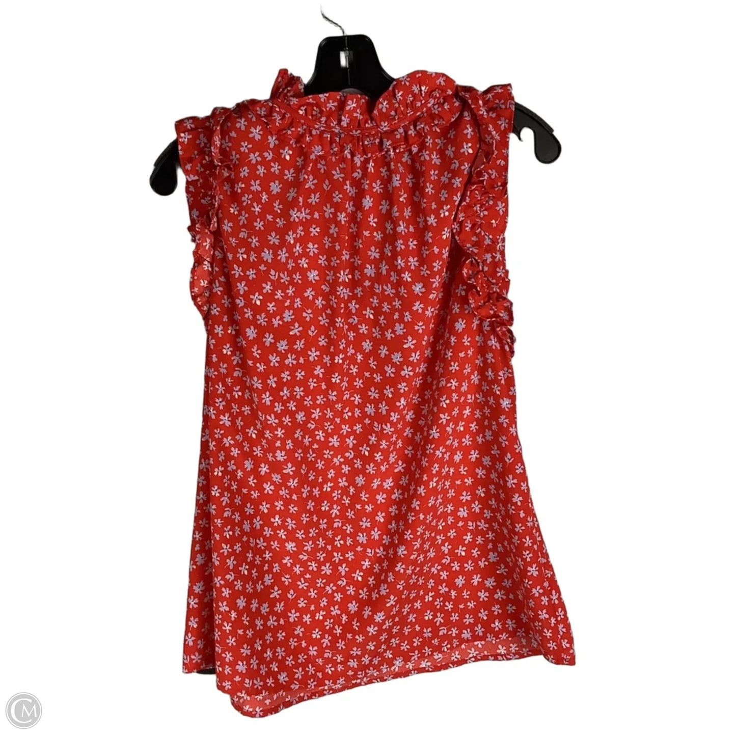 Top Sleeveless By Entro In Red, Size: M