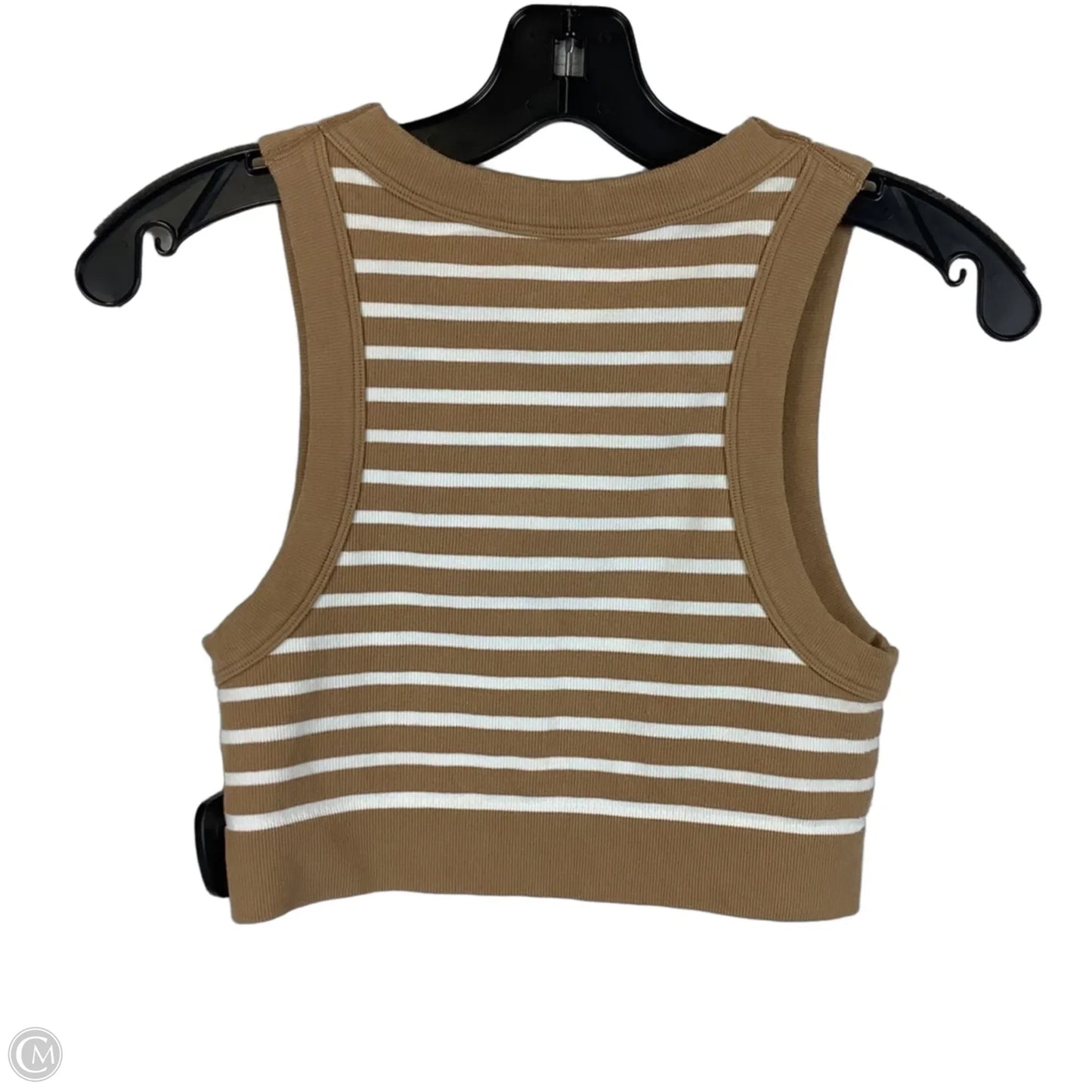 Top Sleeveless By Aerie In Striped Pattern, Size: S