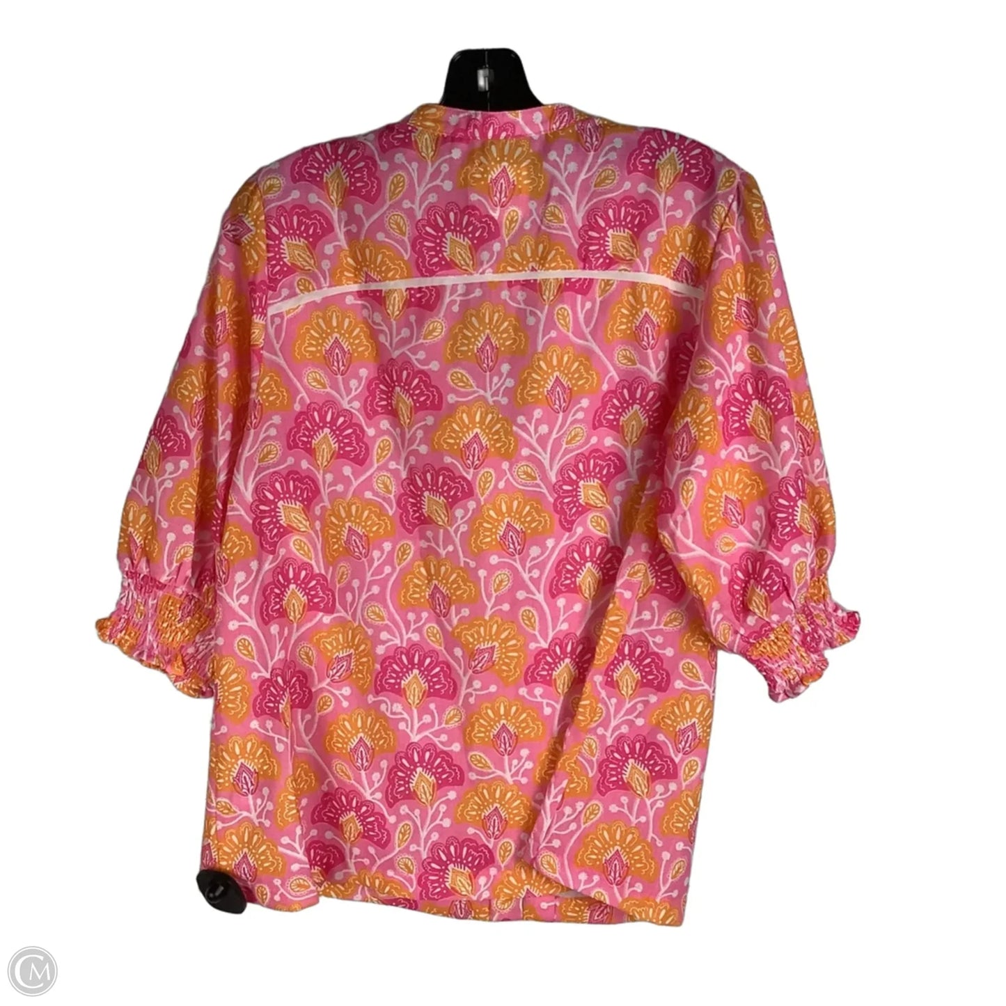 Top Short Sleeve By Umgee In Pink, Size: M