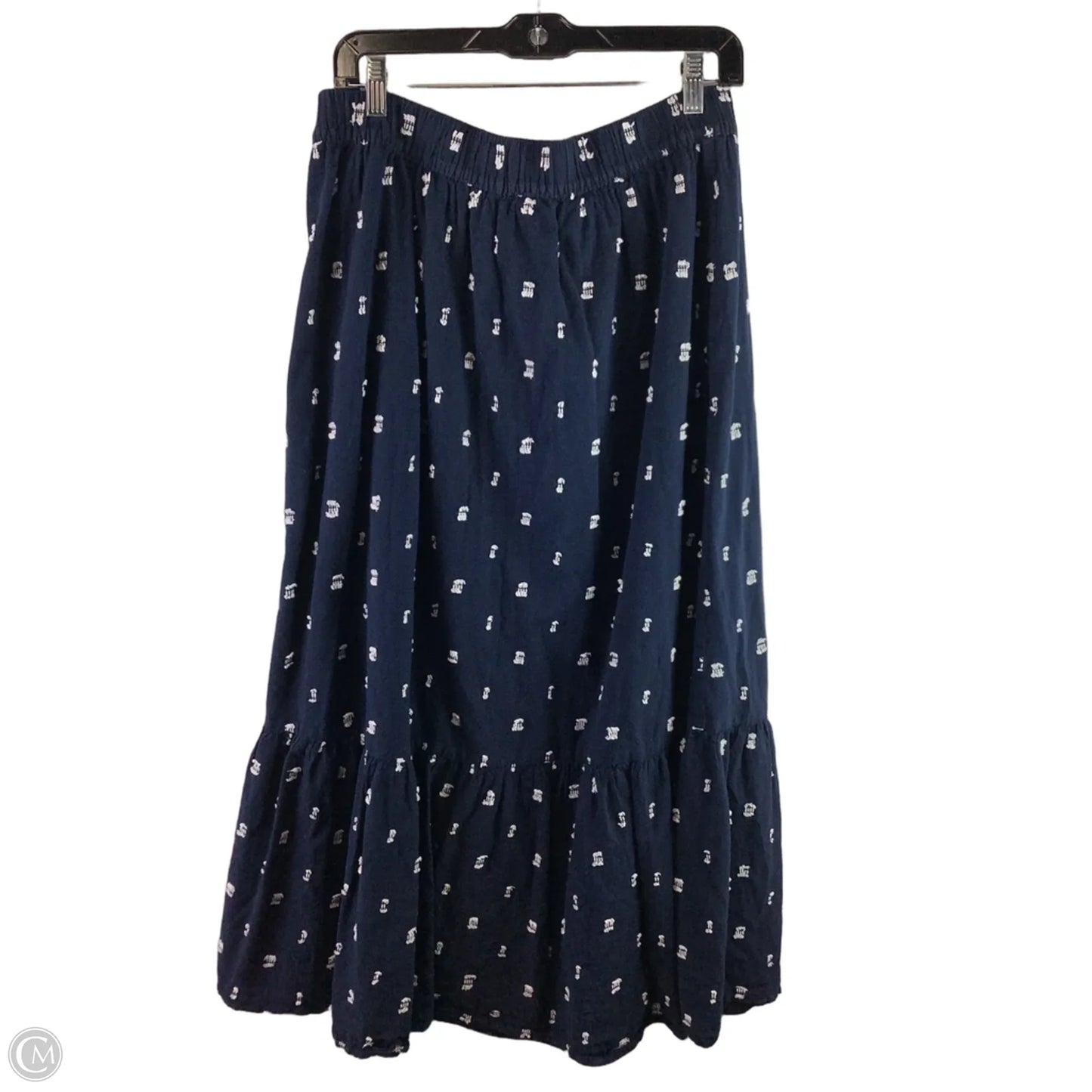 Skirt Maxi By Loft In Navy, Size: L