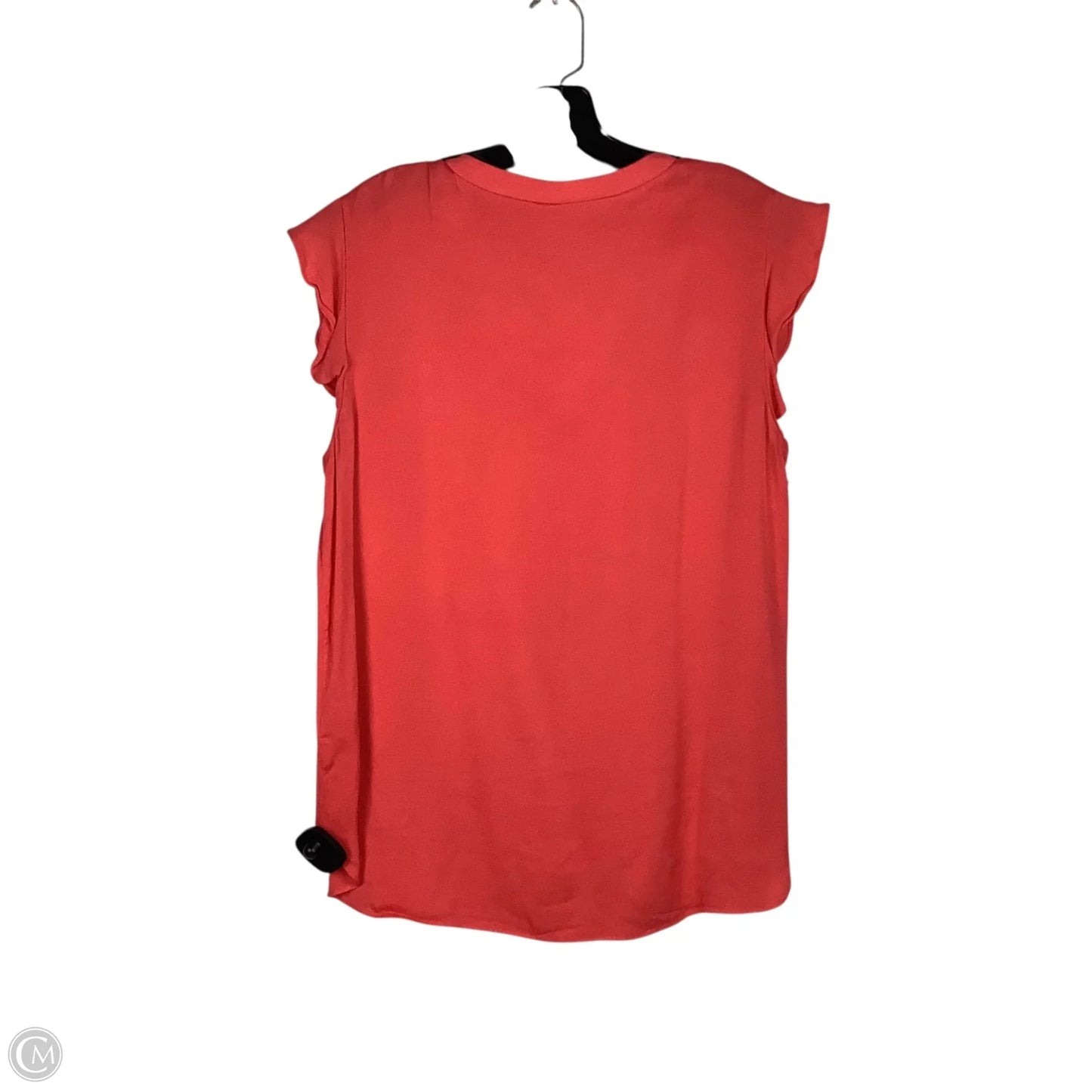 Top Short Sleeve Designer By Kate Spade In Coral, Size: L