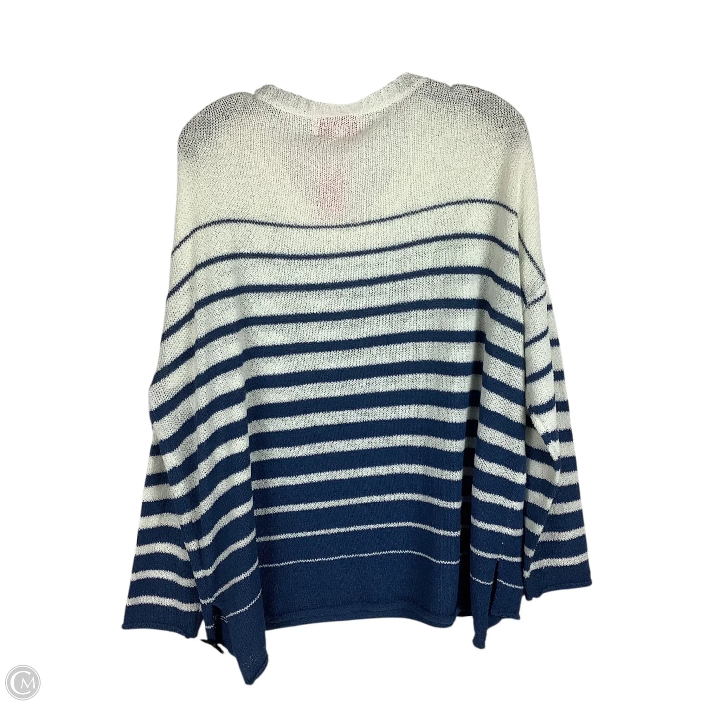 Sweater By Simply Southern In Striped Pattern, Size: L