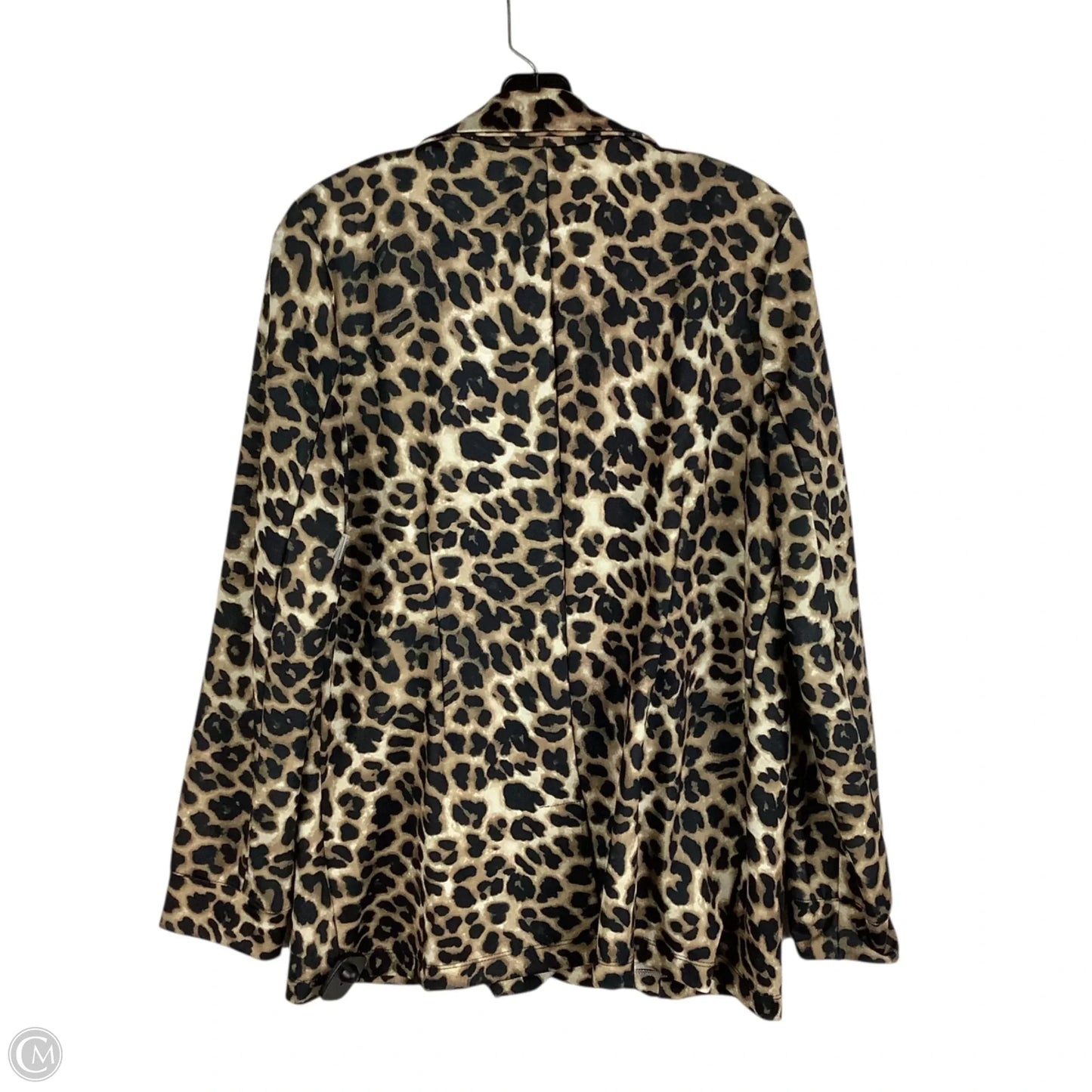 Blazer By Soho Apparel In Animal Print, Size: L