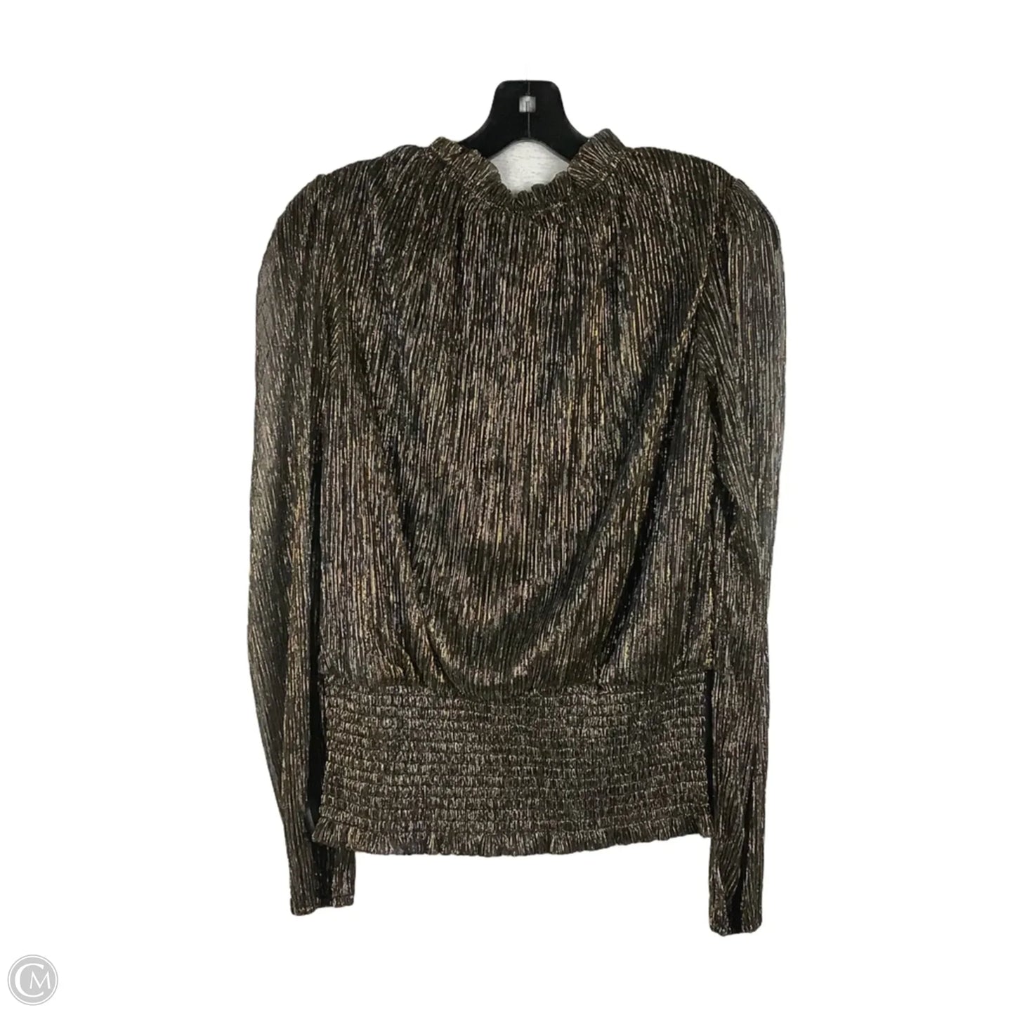 Top Long Sleeve By Joie In Gold, Size: M