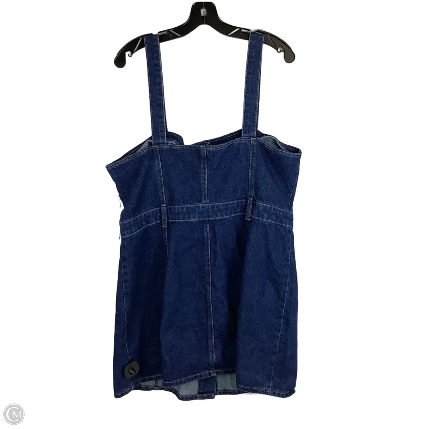 Dress Casual Short By Forever 21 In Blue Denim, Size: 1x