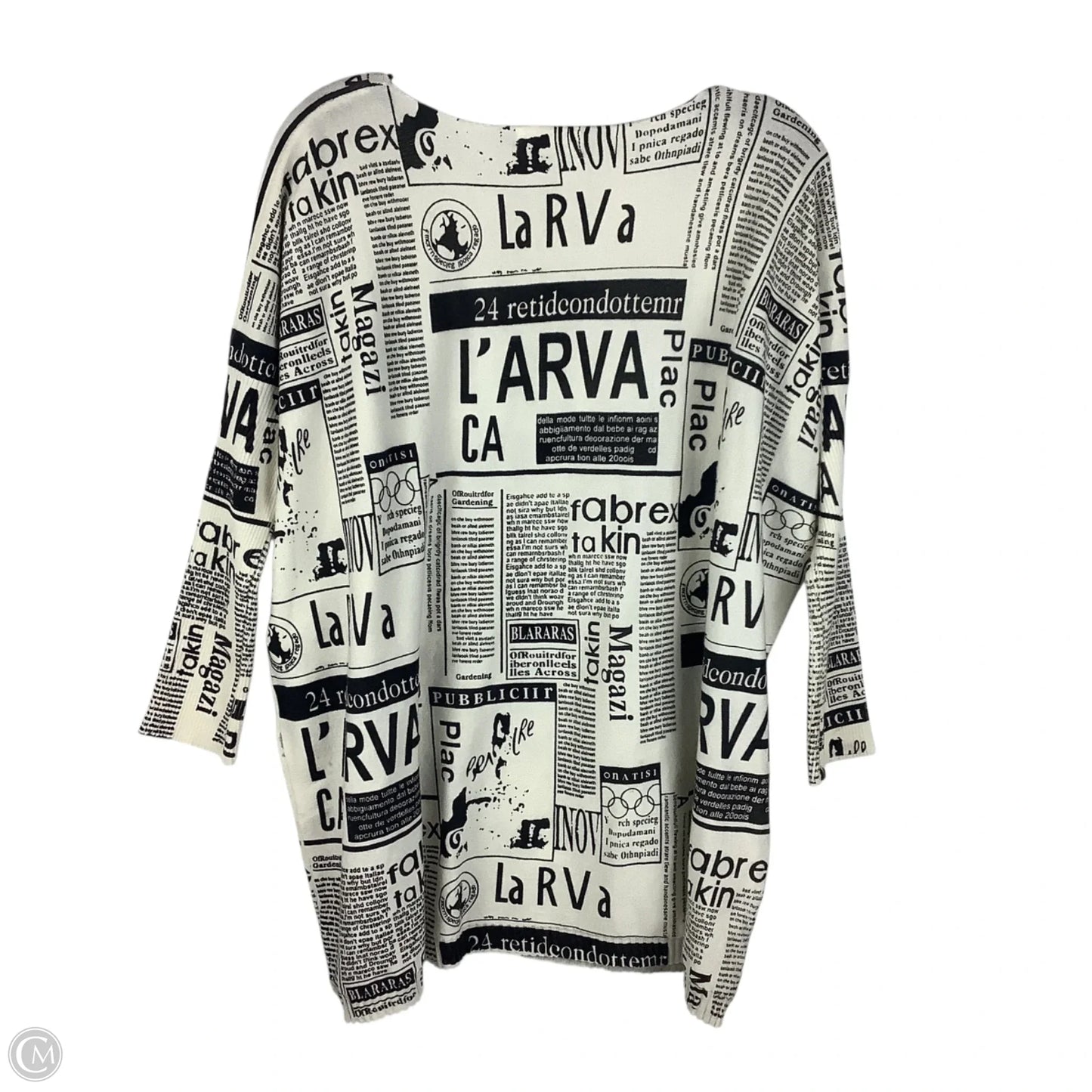 Top Long Sleeve By Clothes Mentor In Cream, Est. Size: Xl