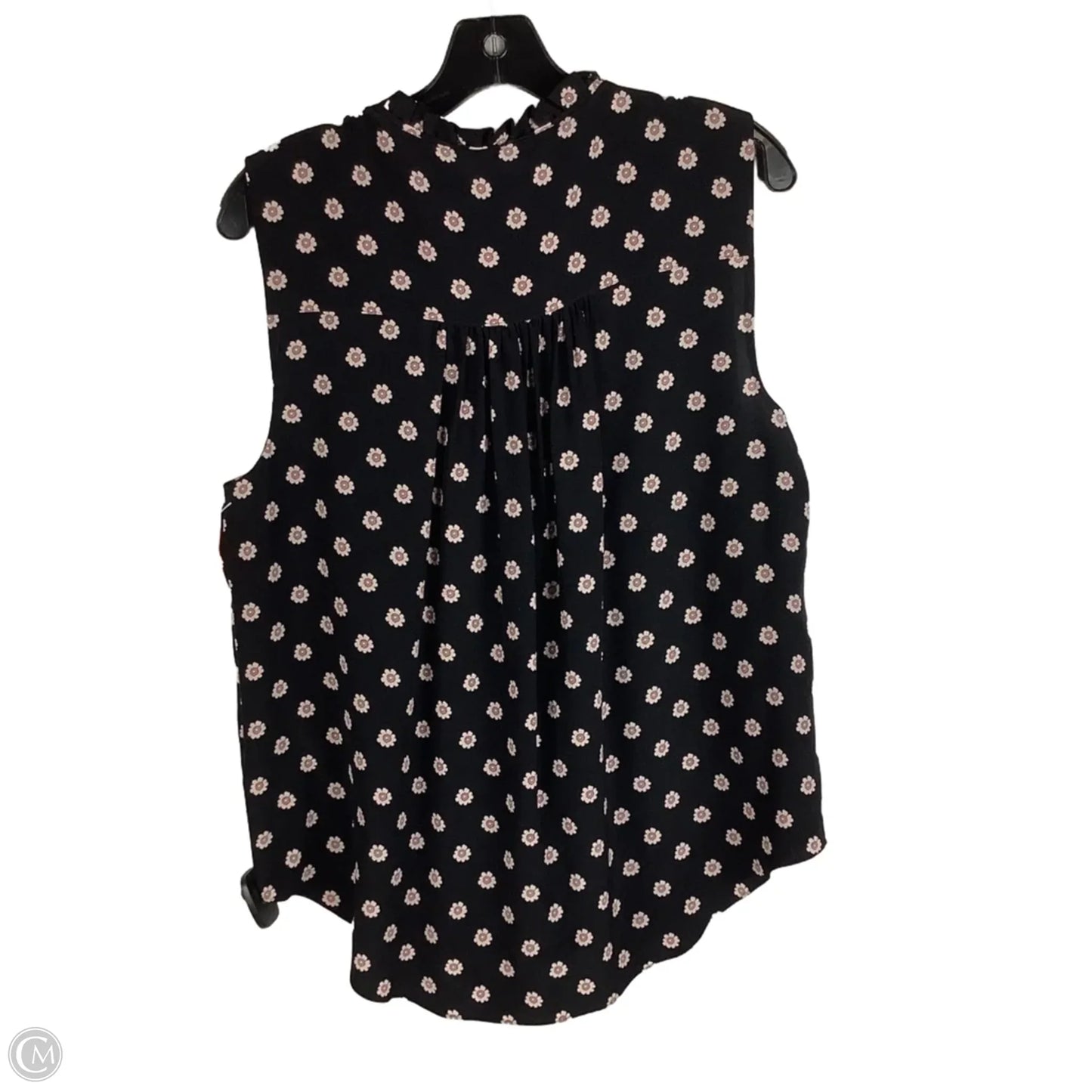 Top Sleeveless Designer By Kate Spade In Black, Size: Xl
