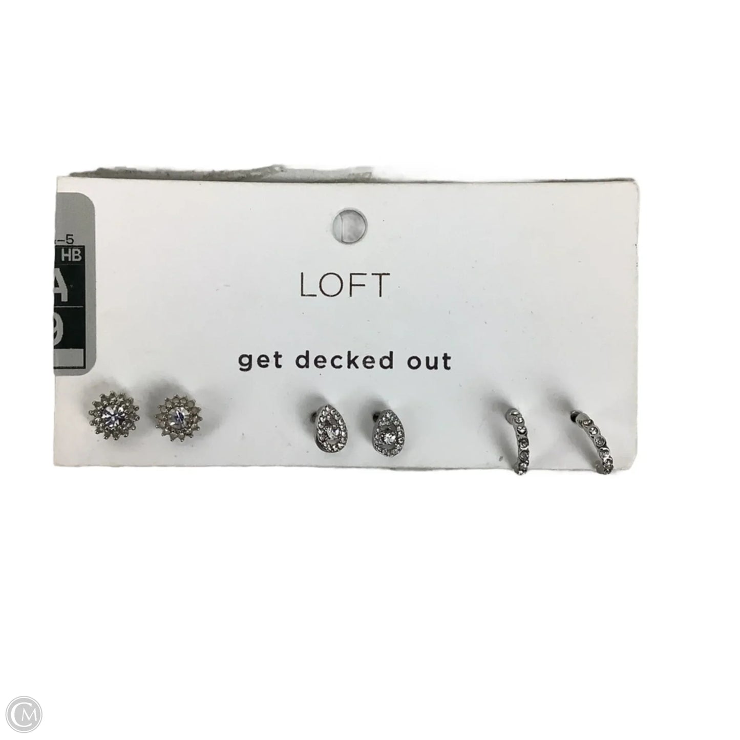 Earrings Stud By Loft, Size: 03 Piece Set