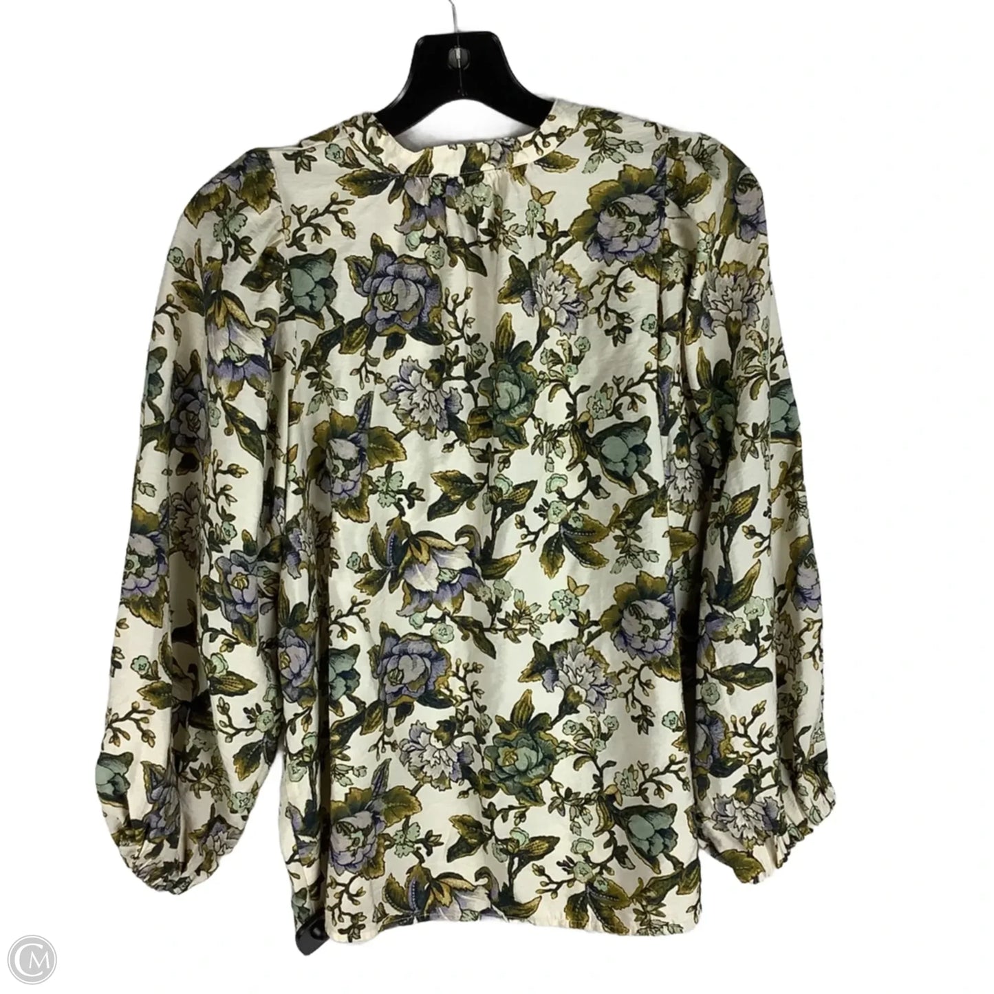 Top Long Sleeve By Loft In Floral Print, Size: S