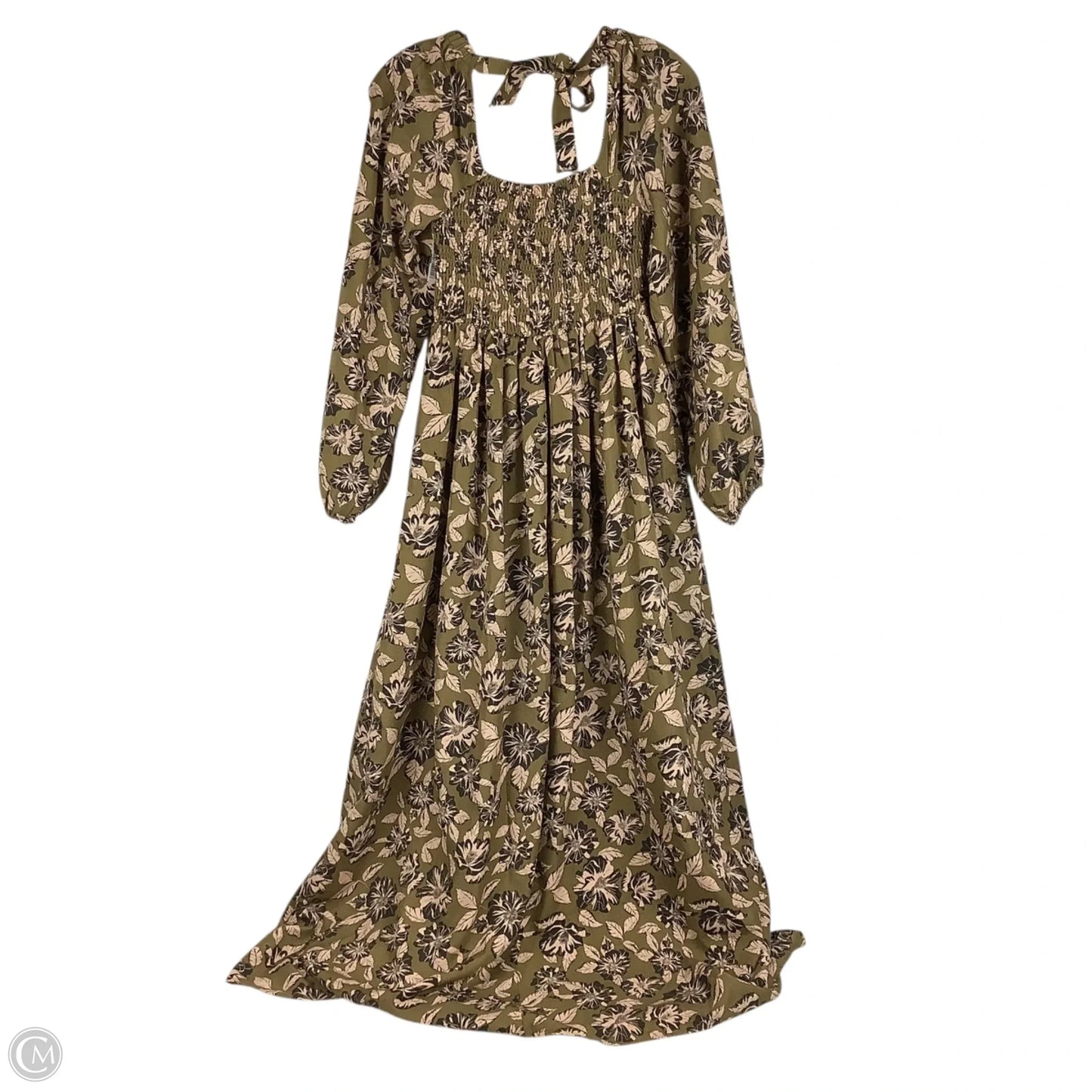 Dress Casual Maxi By Cmc In Green, Size: S