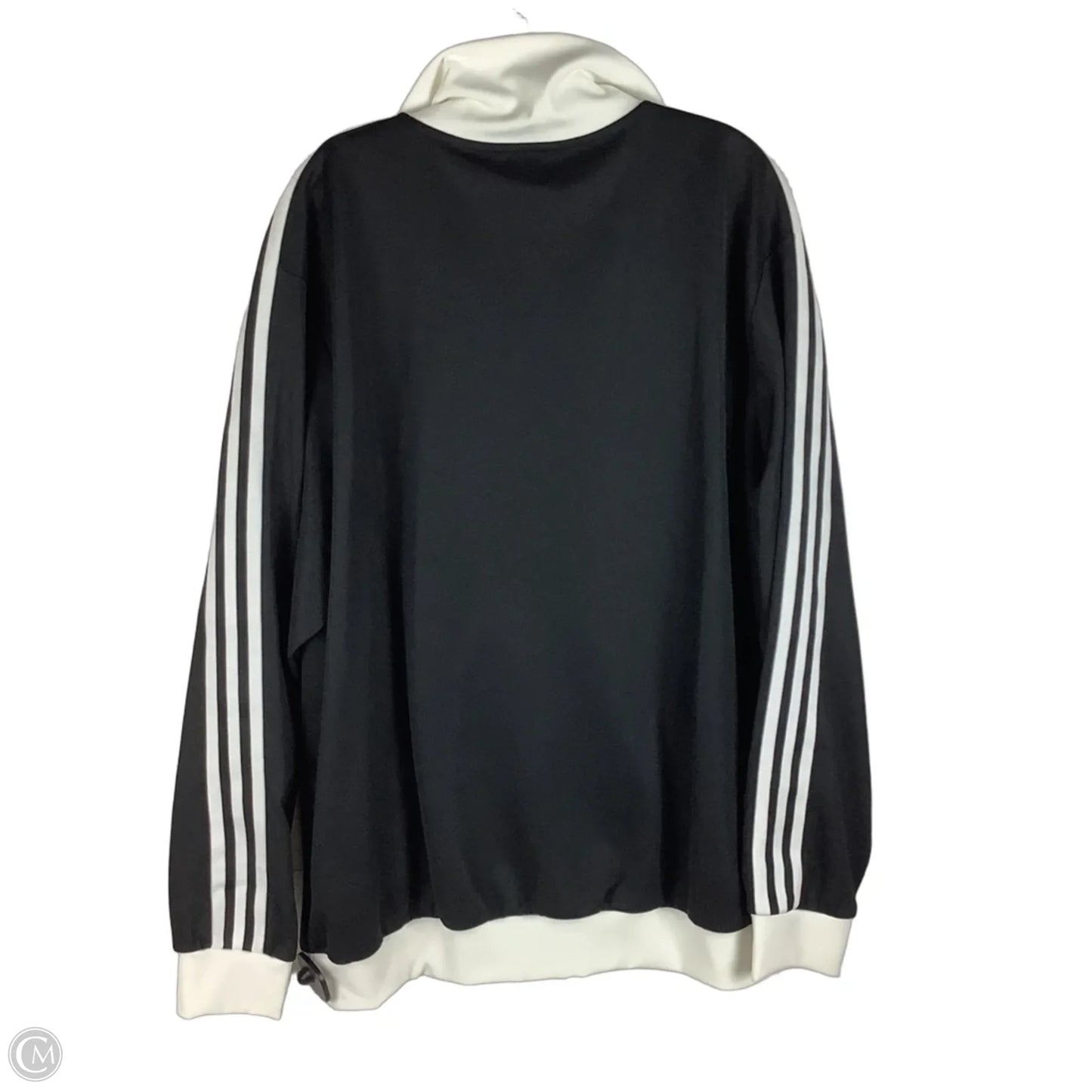Athletic Jacket By Adidas In Black, Size: 2x