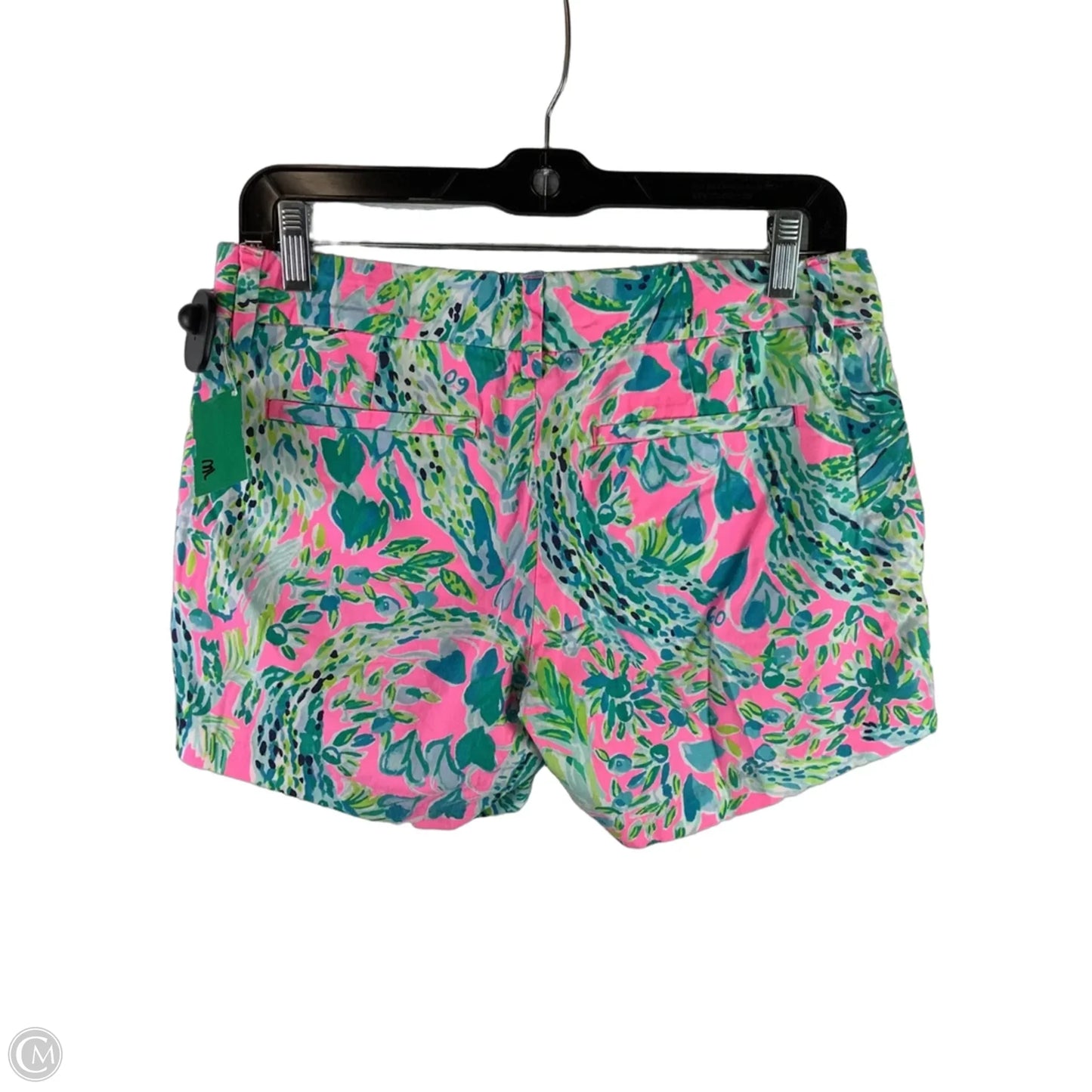 Shorts Designer By Lilly Pulitzer In Green & Pink, Size: 2