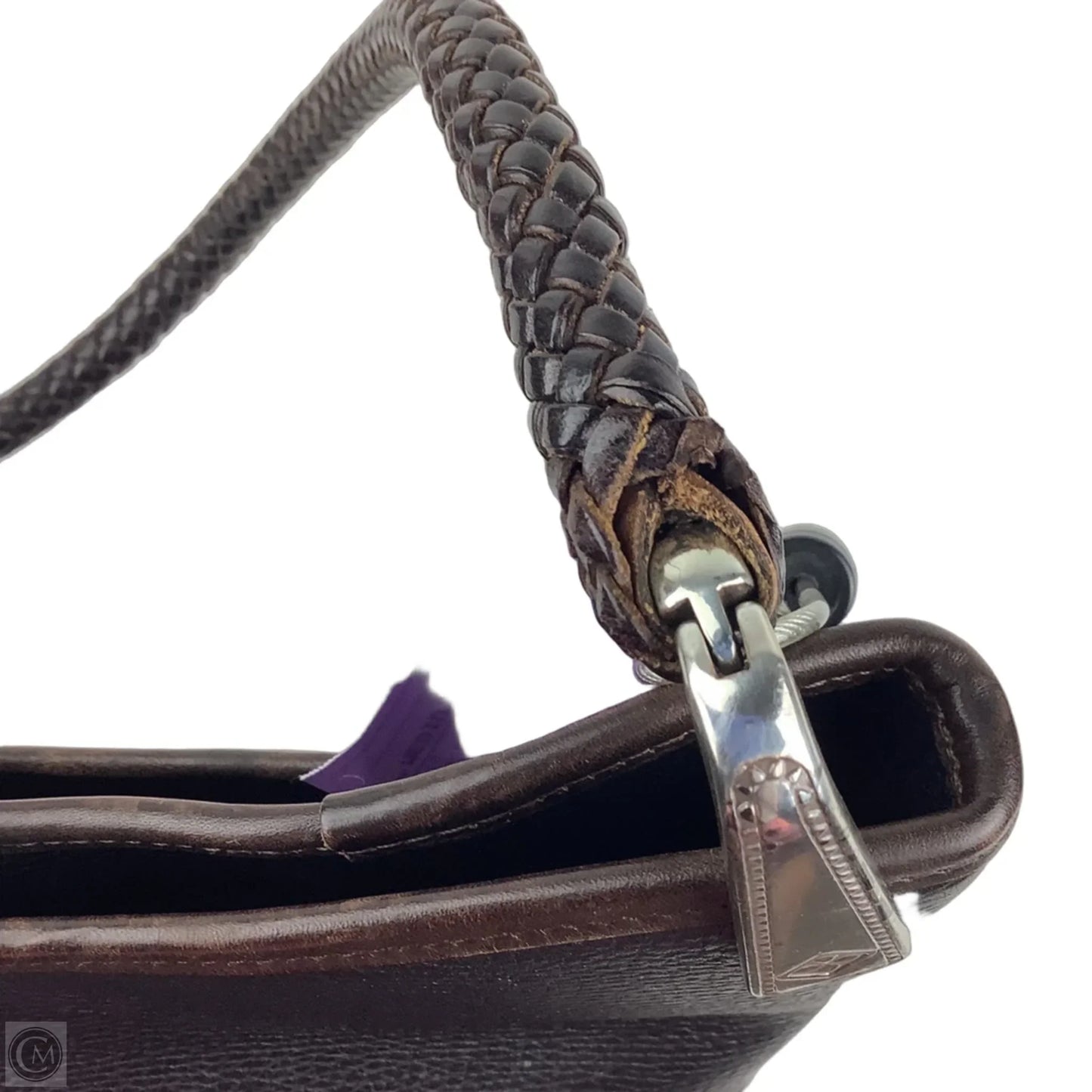 Handbag Leather By Brighton, Size: Medium